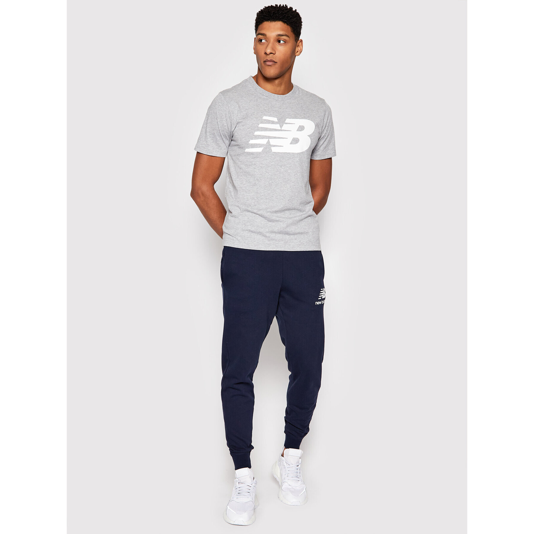 New Balance Тишърт Classic New MT03919 Сив Regular Fit - Pepit.bg