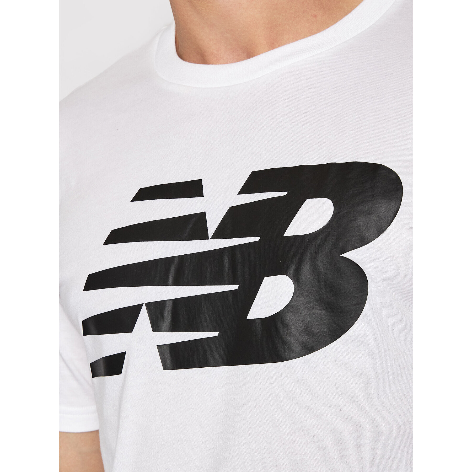 New Balance Тишърт Classics Tee MT03919 Бял Athletic Fit - Pepit.bg