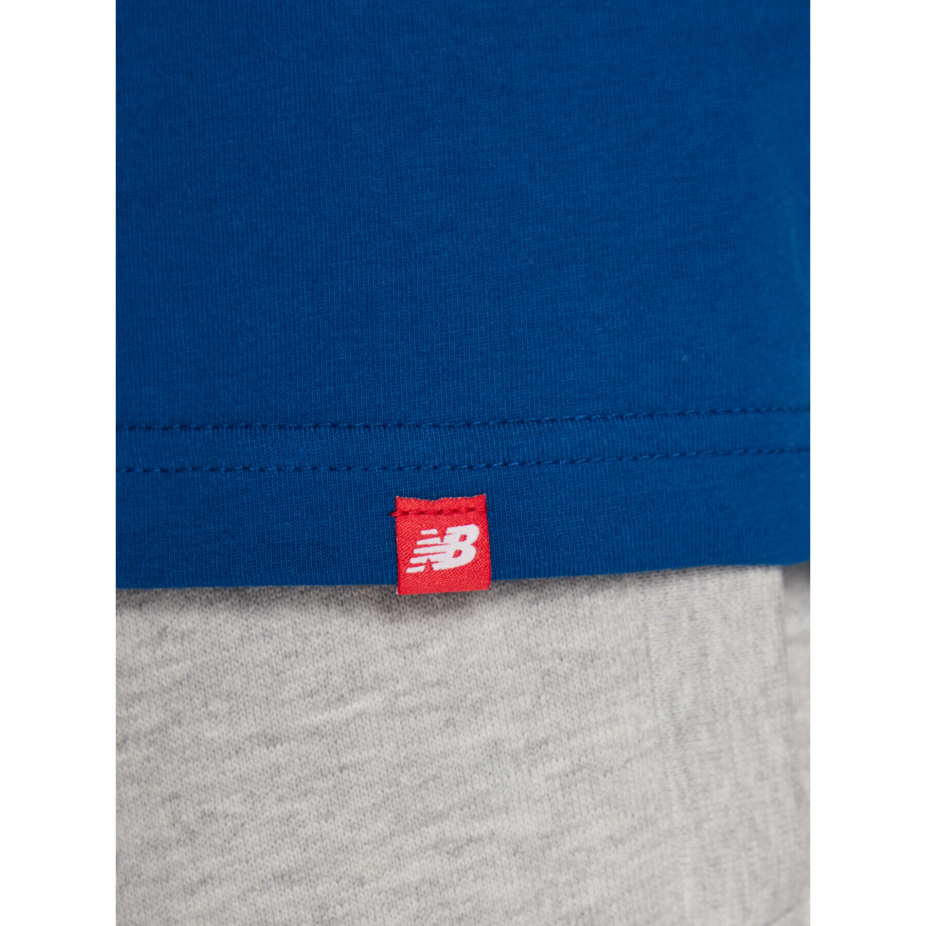 New Balance Тишърт Essential Logo MT01575 Син Athletic Fit - Pepit.bg