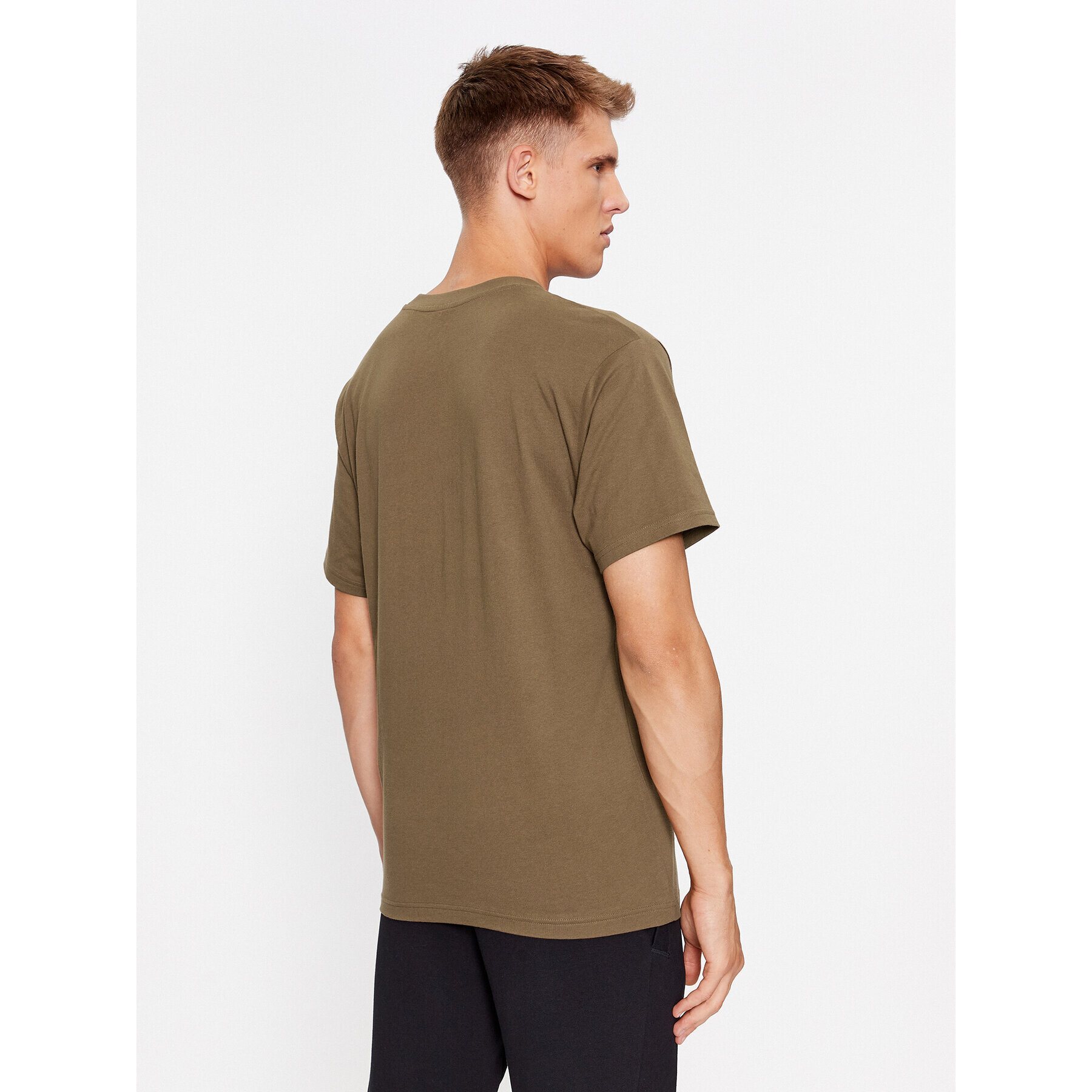 New Balance Тишърт Essentials Stacked Logo Cotton Jersey Short Sleeve T-shirt MT31541 Кафяв Regular Fit - Pepit.bg