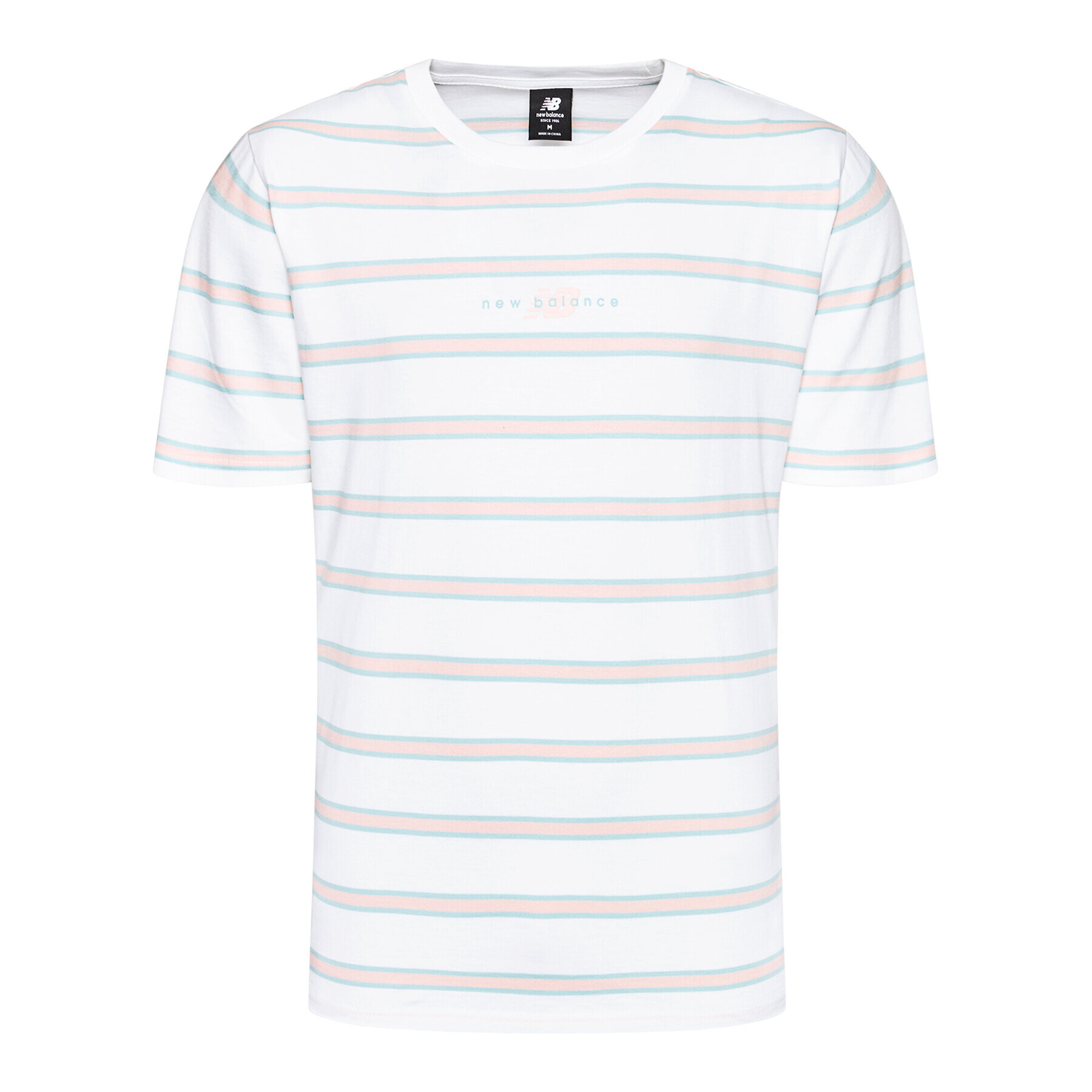 New Balance Тишърт MT01514 Бял Regular Fit - Pepit.bg