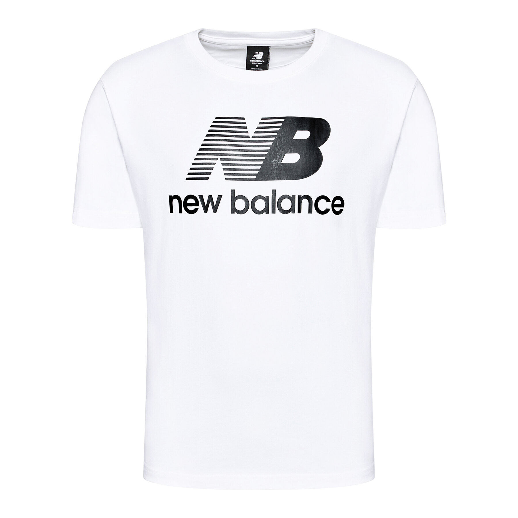 New Balance Тишърт MT01518 Бял Relaxed Fit - Pepit.bg