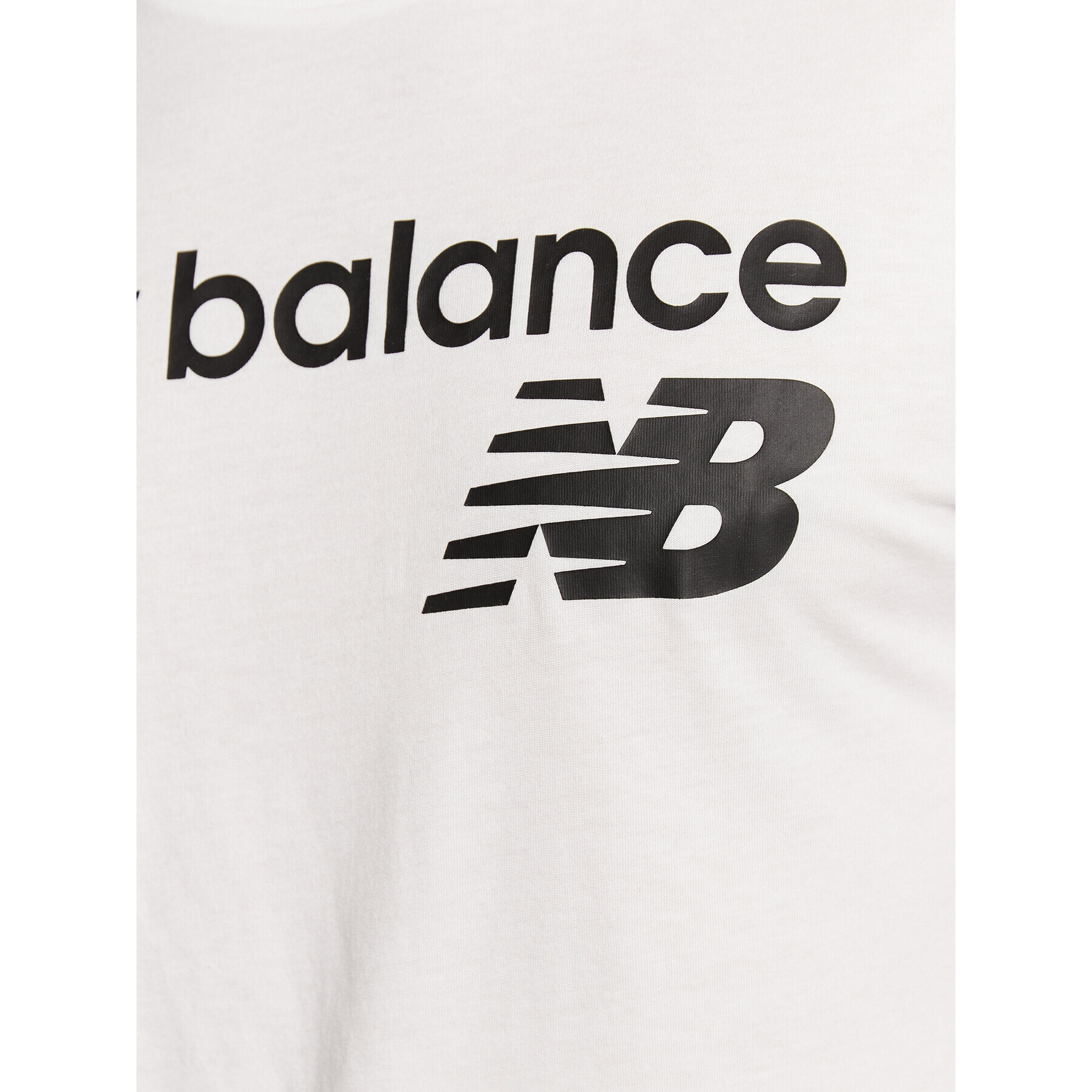 New Balance Тишърт MT03905 MT03905 Бял Athletic Fit - Pepit.bg