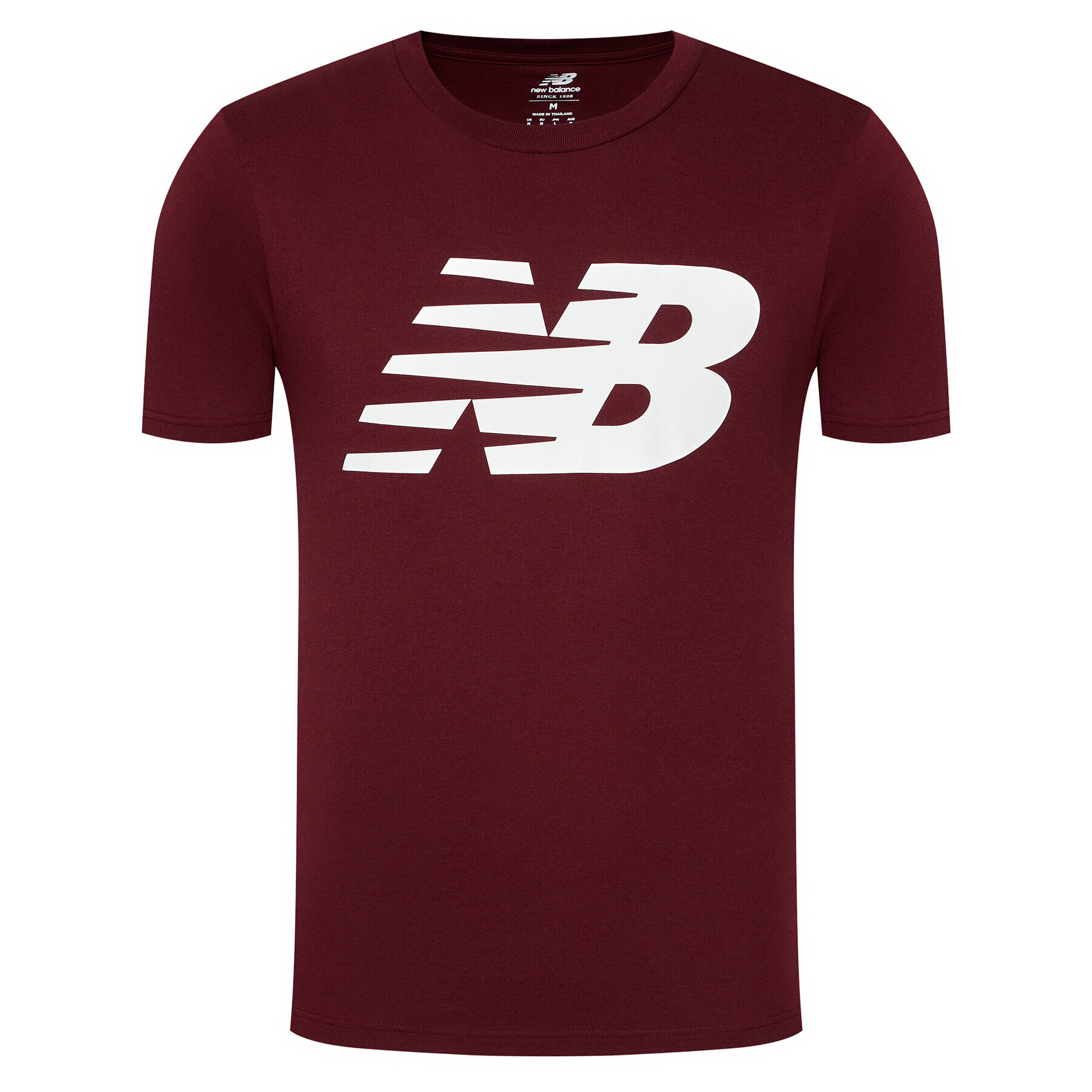 New Balance Тишърт MT03919 Бордо Regular Fit - Pepit.bg