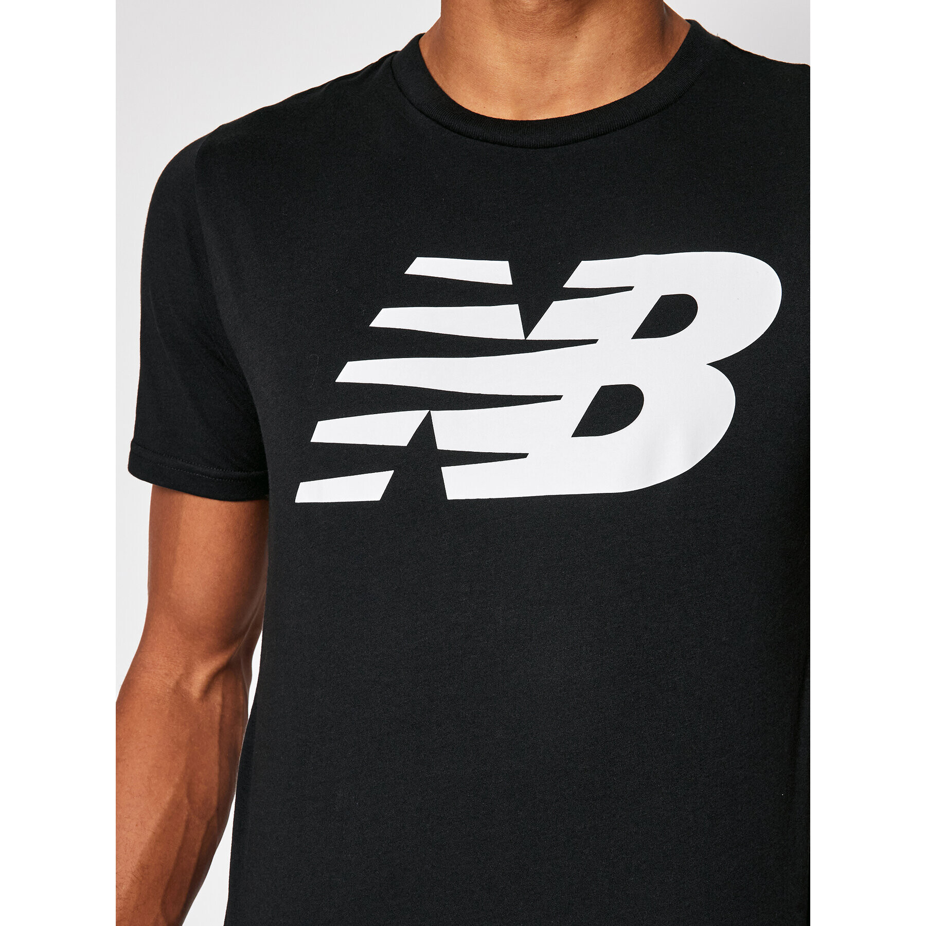 New Balance Тишърт MT03919 Черен Regular Fit - Pepit.bg