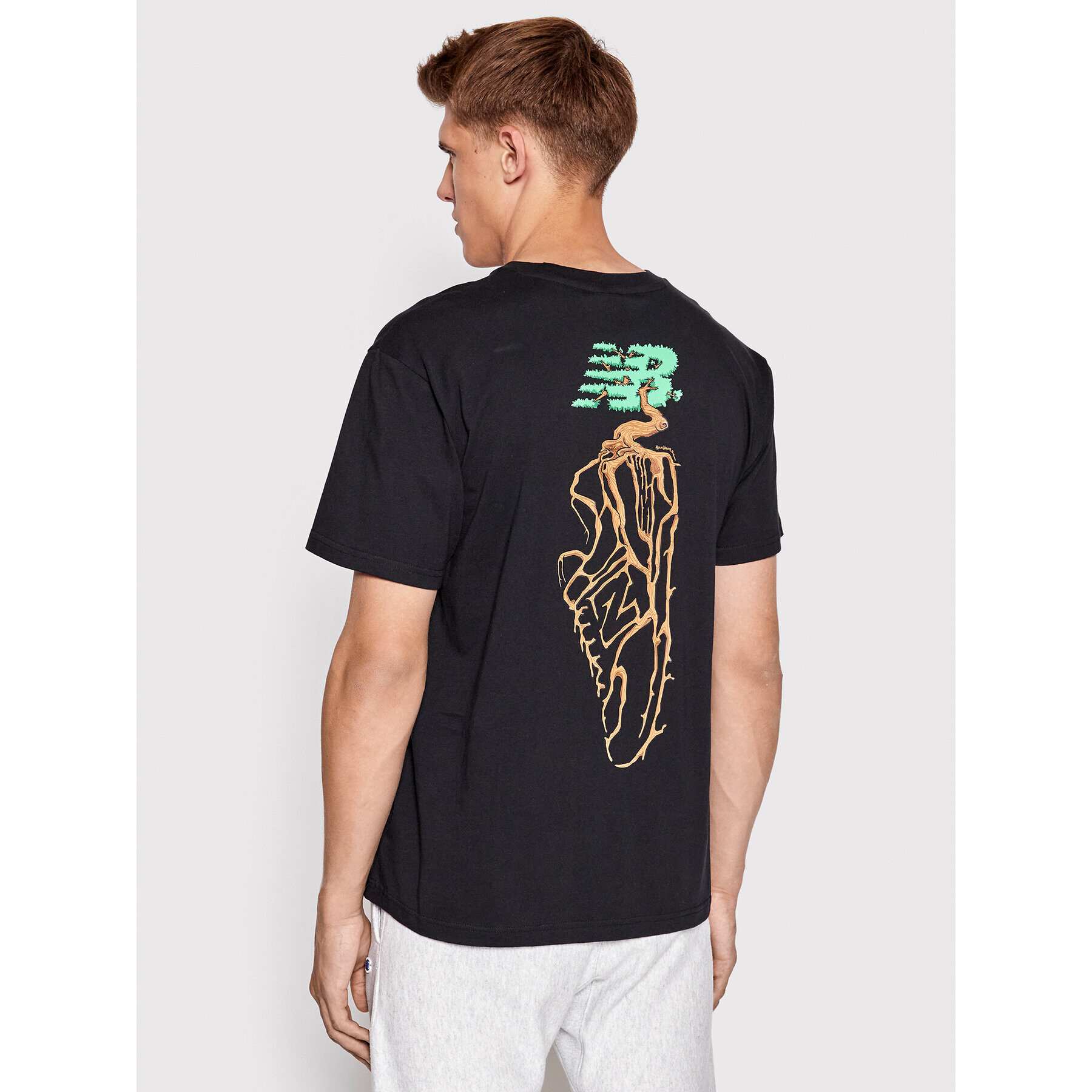 New Balance Тишърт MT21567 Черен Relaxed Fit - Pepit.bg