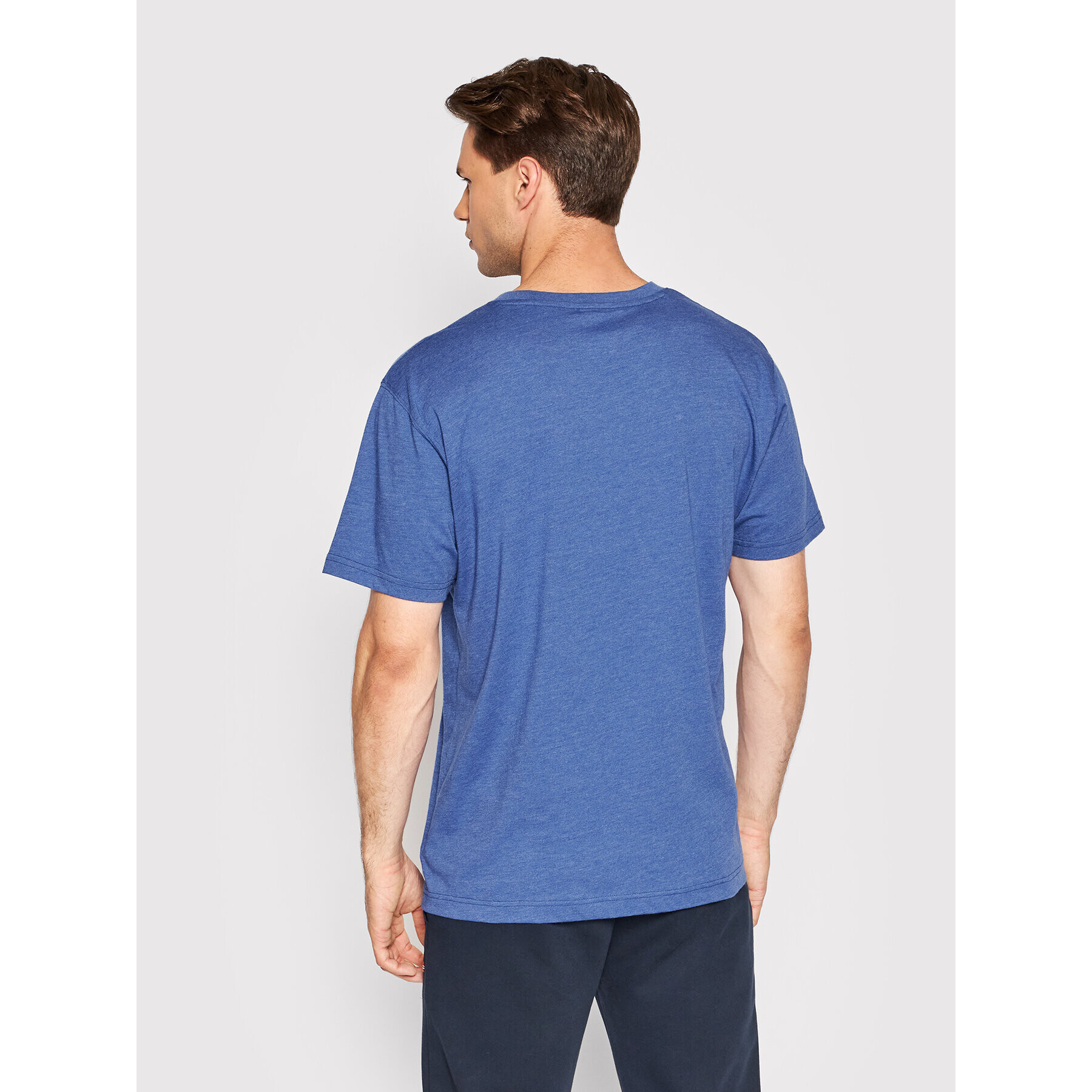 New Balance Тишърт MT21901 Син Relaxed Fit - Pepit.bg