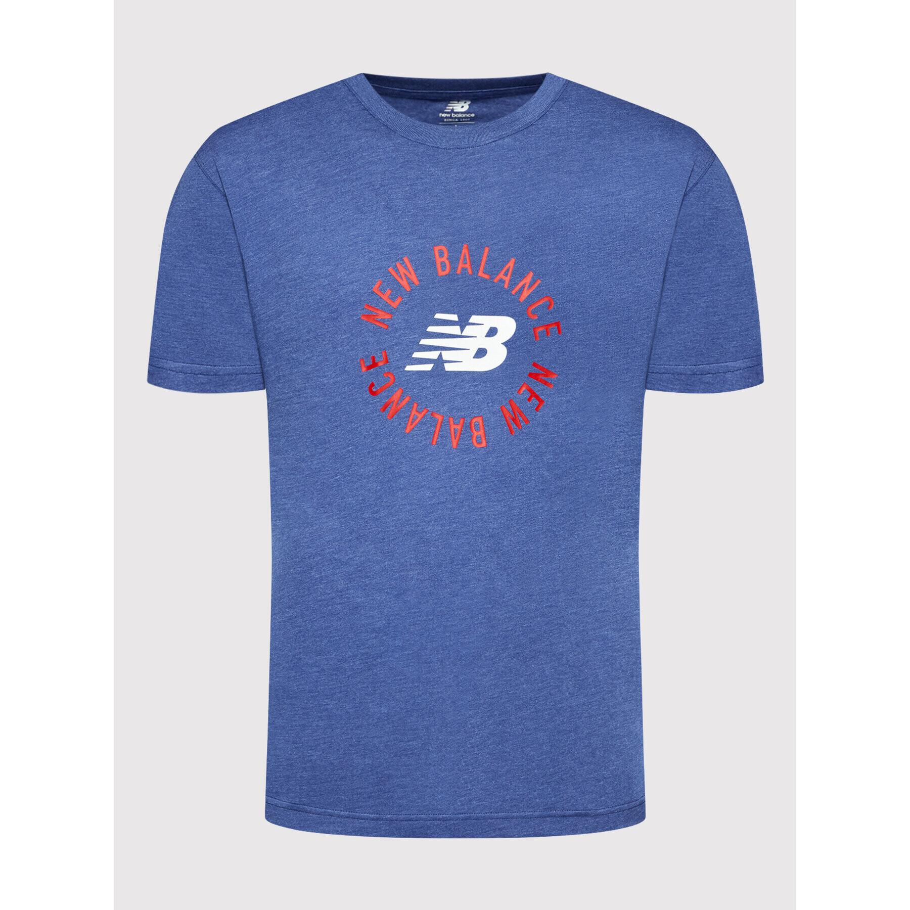 New Balance Тишърт MT21901 Син Relaxed Fit - Pepit.bg