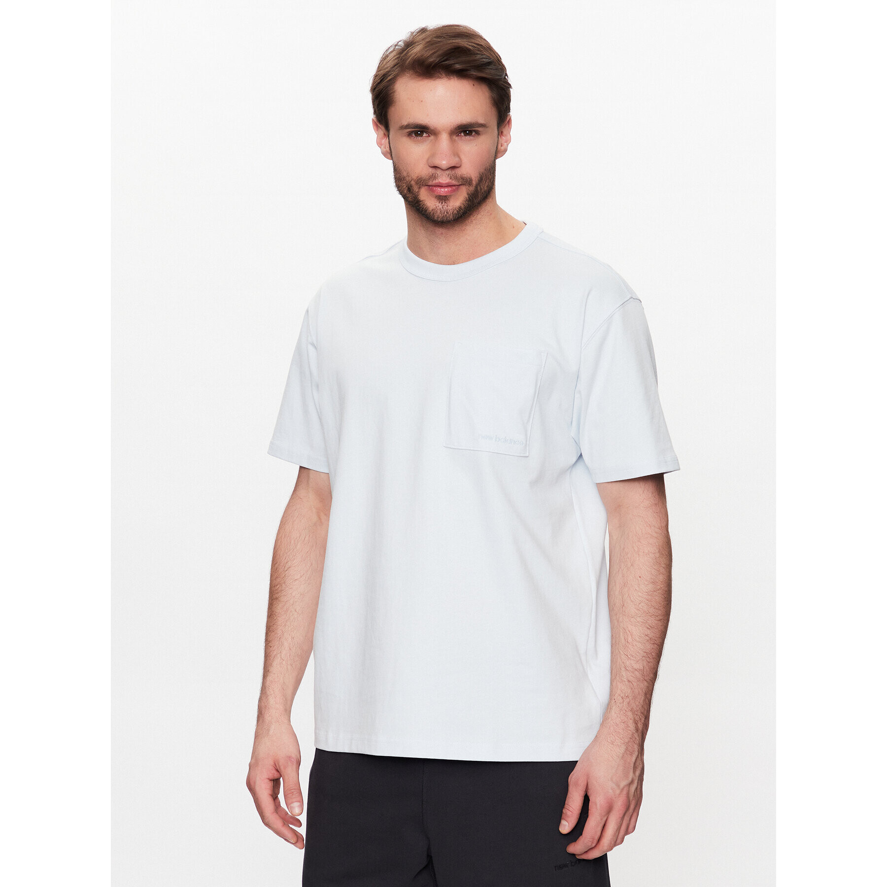 New Balance Тишърт MT23567 Син Relaxed Fit - Pepit.bg