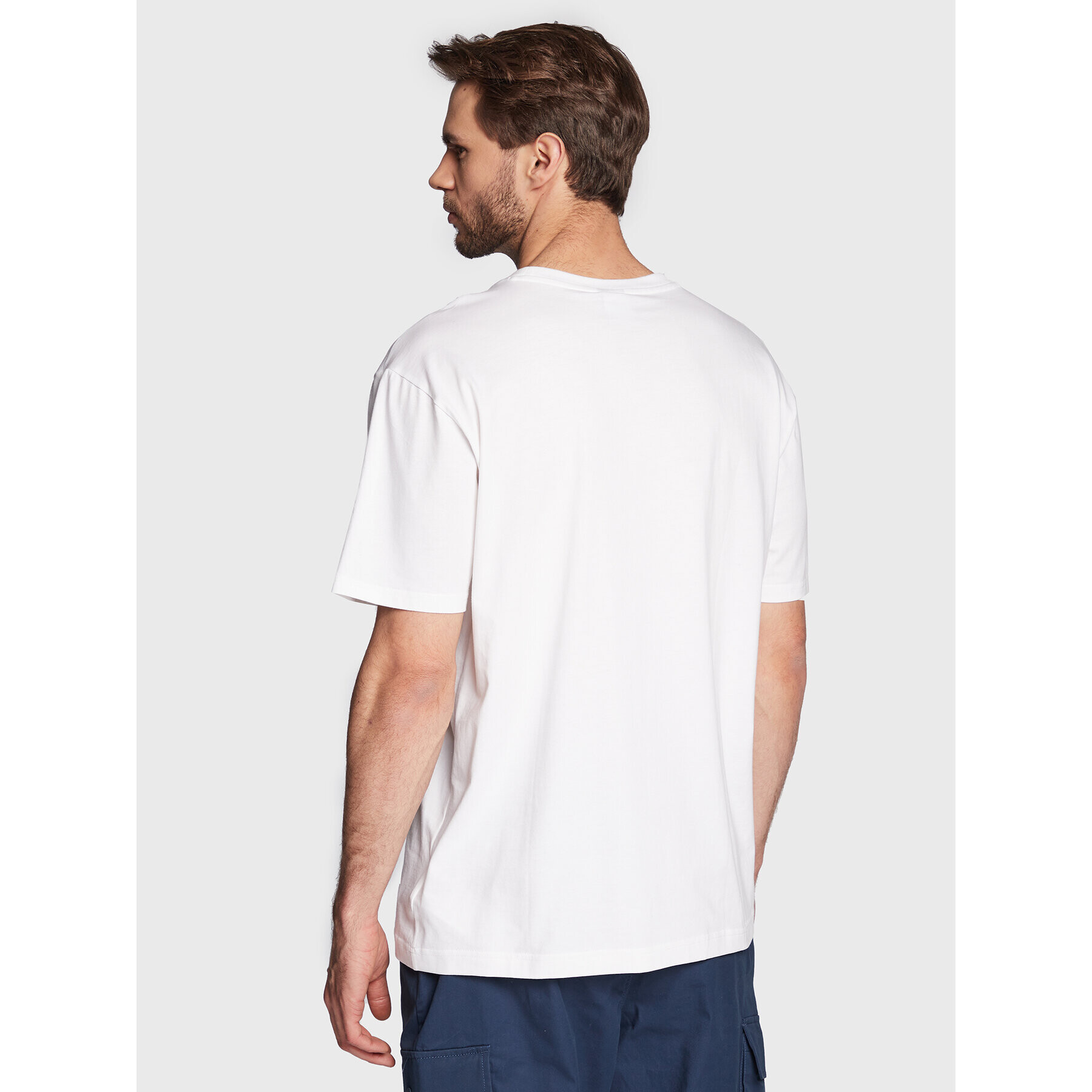 New Balance Тишърт MT23570 Бял Relaxed Fit - Pepit.bg