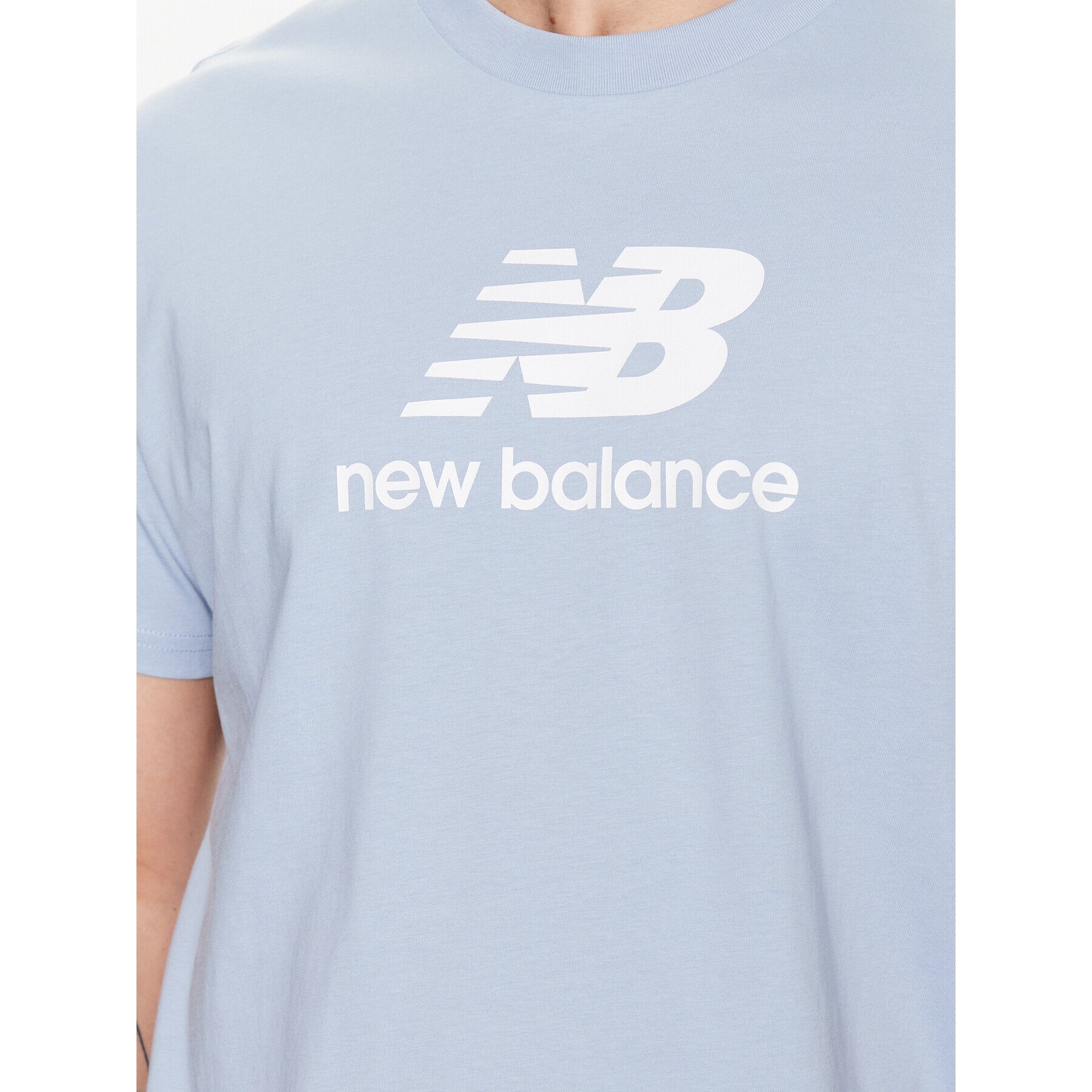 New Balance Тишърт MT31541 Син Relaxed Fit - Pepit.bg