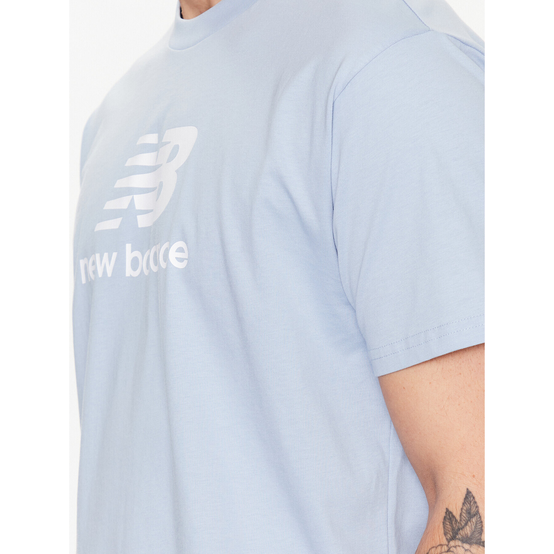 New Balance Тишърт MT31541 Син Relaxed Fit - Pepit.bg