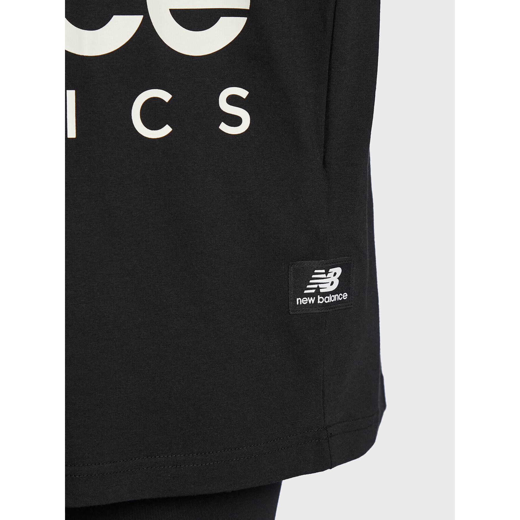 New Balance Тишърт Unisex Athletics UT23505 Черен Oversize - Pepit.bg