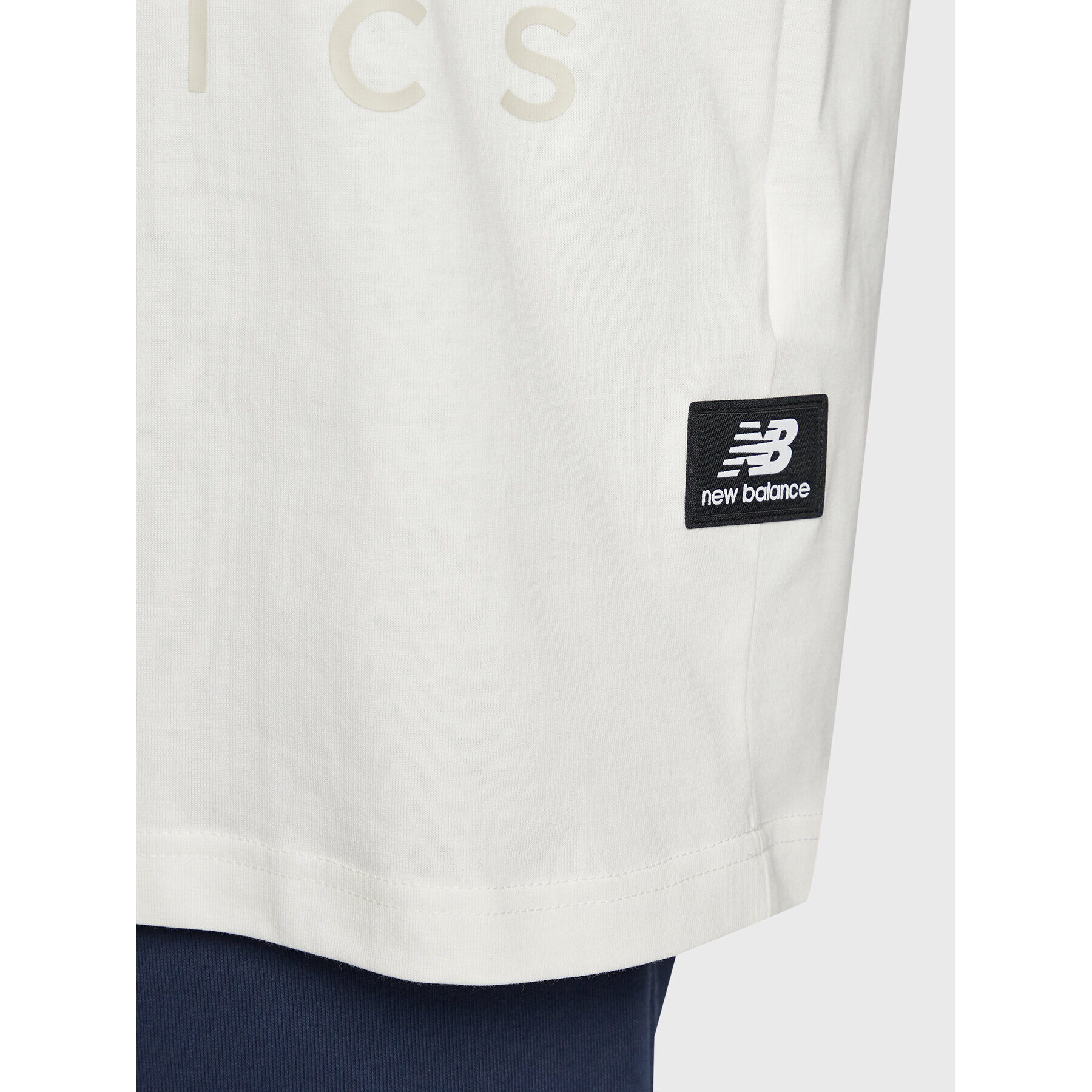 New Balance Тишърт Unisex Athletics UT23505 Екрю Oversize - Pepit.bg