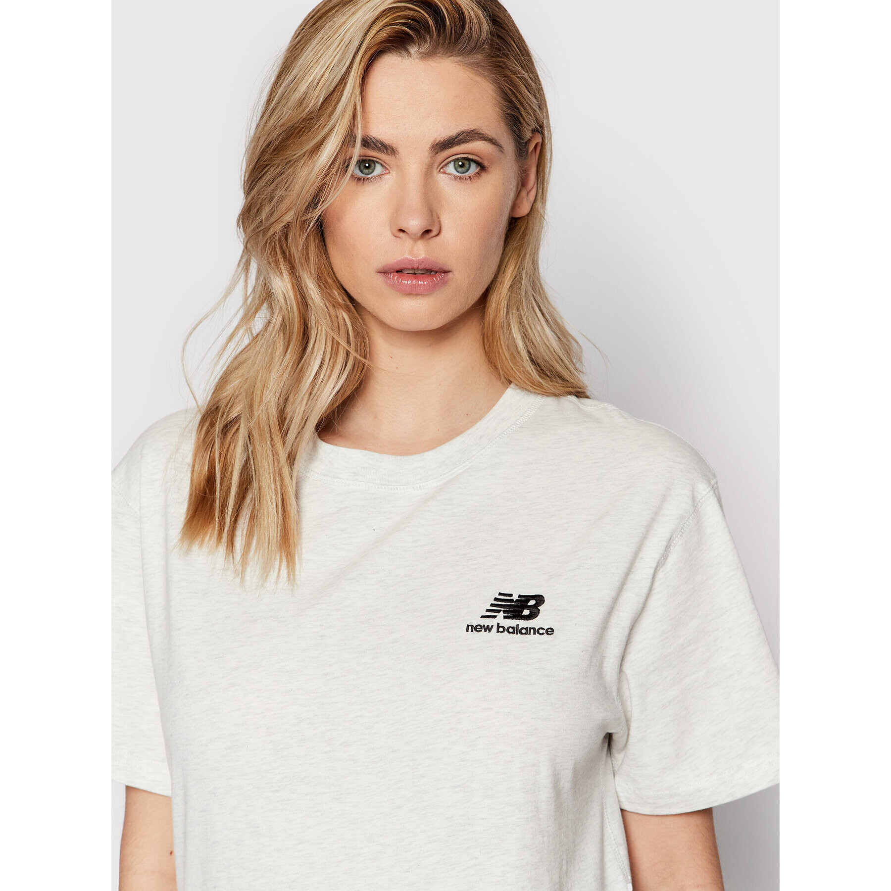 New Balance Тишърт Unisex UT21503 Сив Relaxed Fit - Pepit.bg