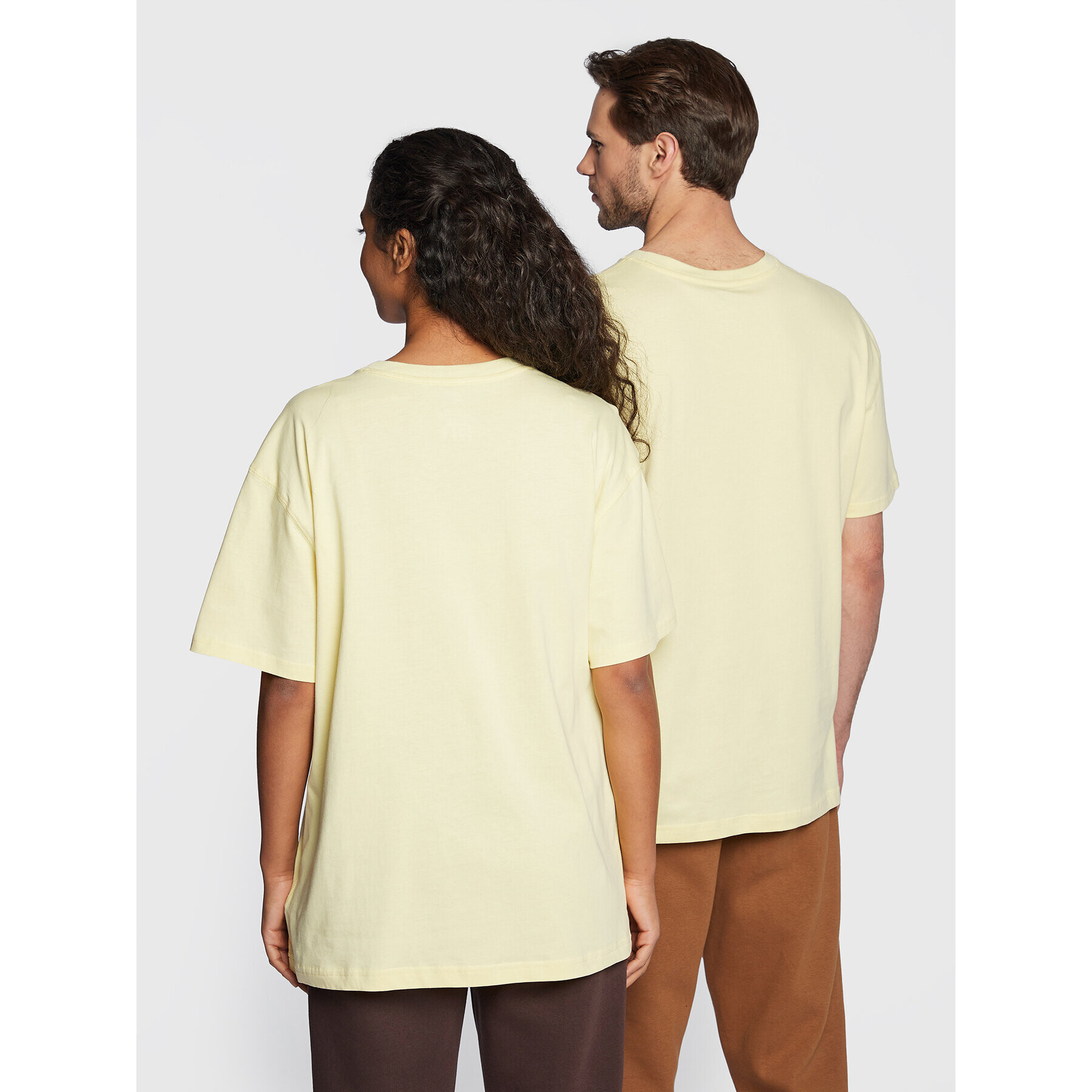New Balance Тишърт Unisex UT21503 Жълт Relaxed Fit - Pepit.bg