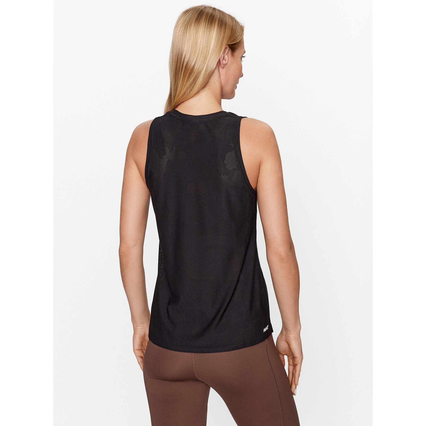 New Balance топ Q Speed Jacquard Tank WT33280 Черен Regular Fit - Pepit.bg