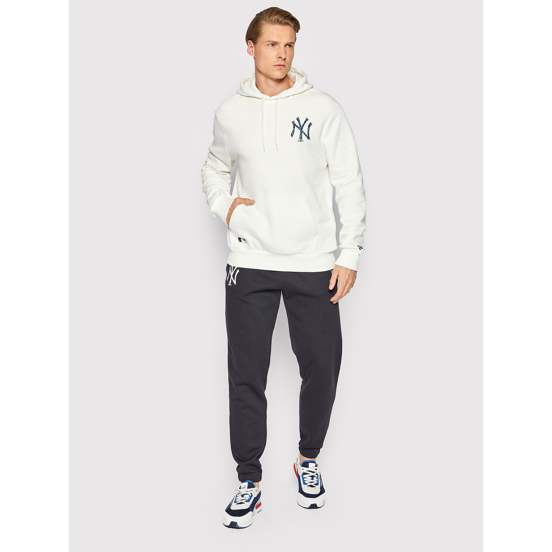 New Era Долнище анцуг Mlb Team Logo 12893118 Тъмносин Regular Fit - Pepit.bg