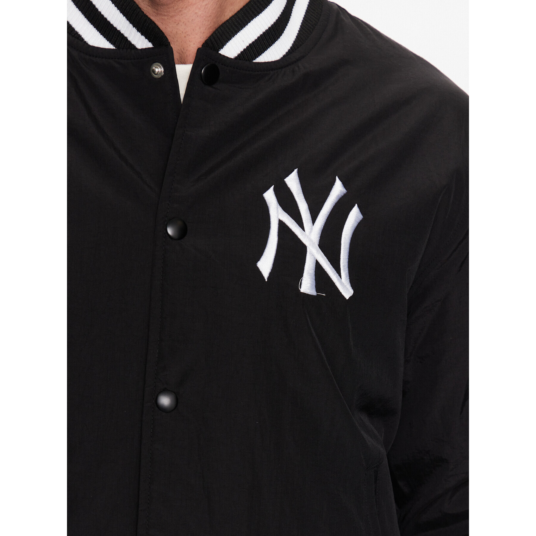 New Era Яке бомбър New York Yankees MLB Team Logo 60332171 Черен Regular Fit - Pepit.bg