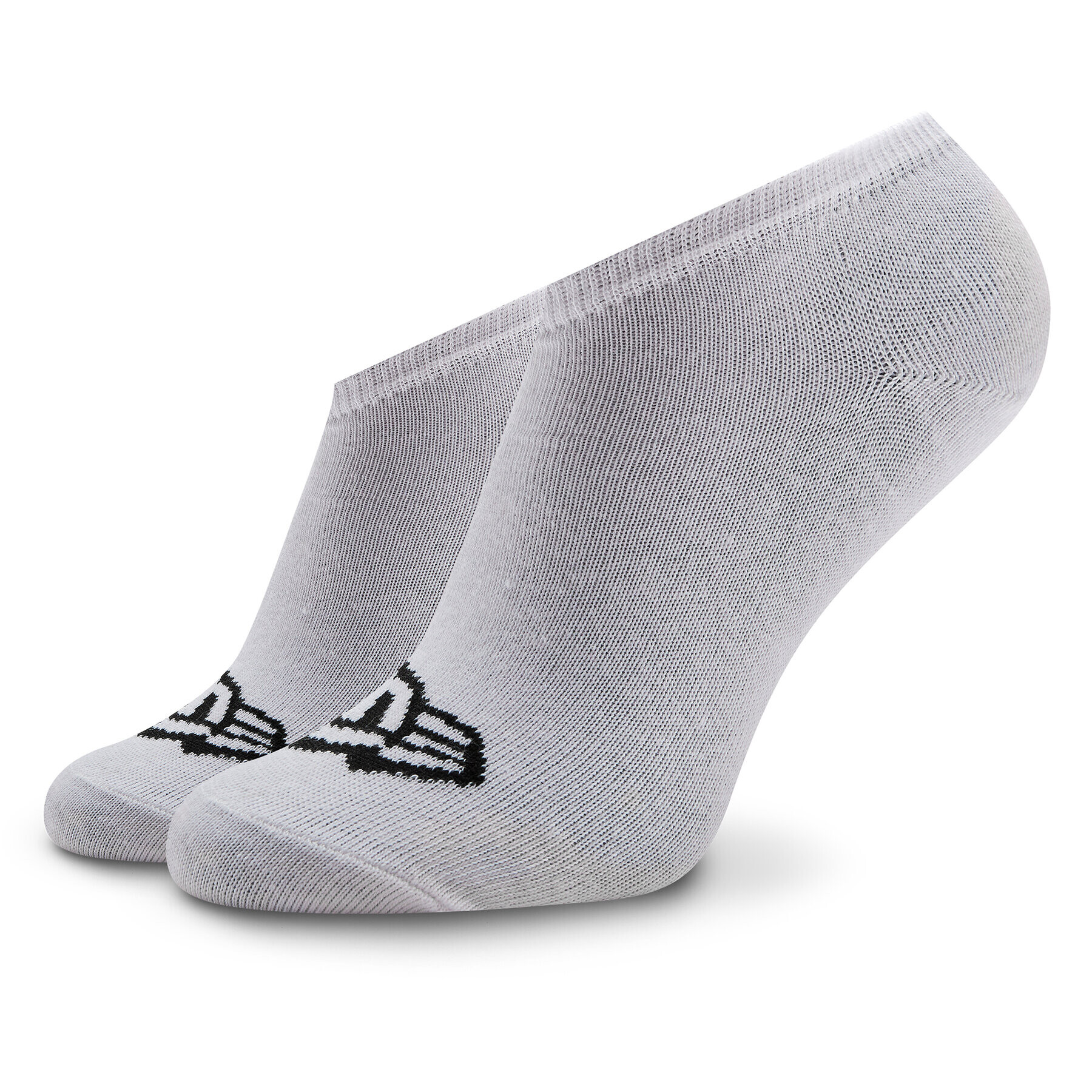 New Era Комплект 3 чифта къси чорапи унисекс Flag Sneaker Sock 13113638 Бял - Pepit.bg