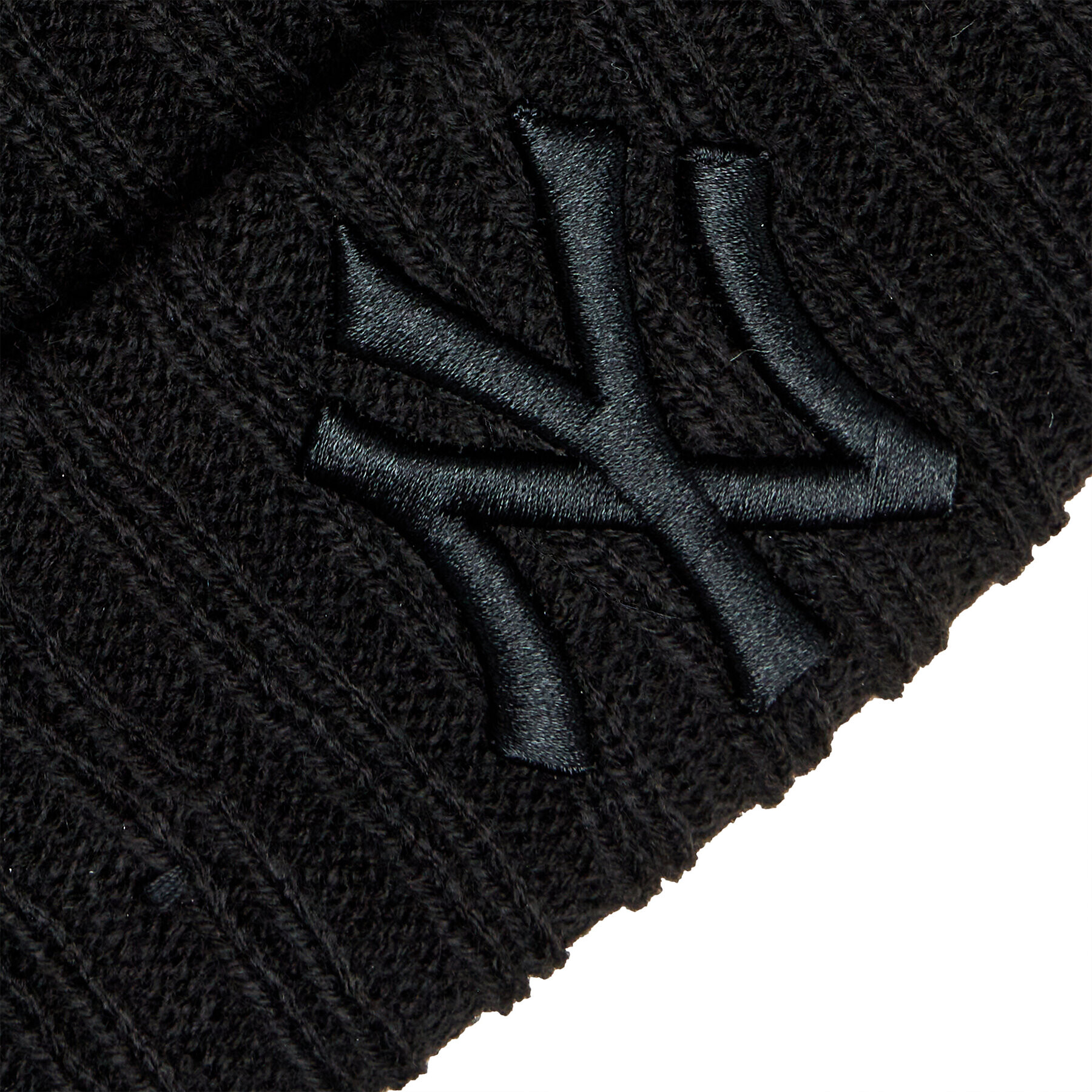 New Era Шапка Double Pom New York Yankees Beanie 60364290 Черен - Pepit.bg