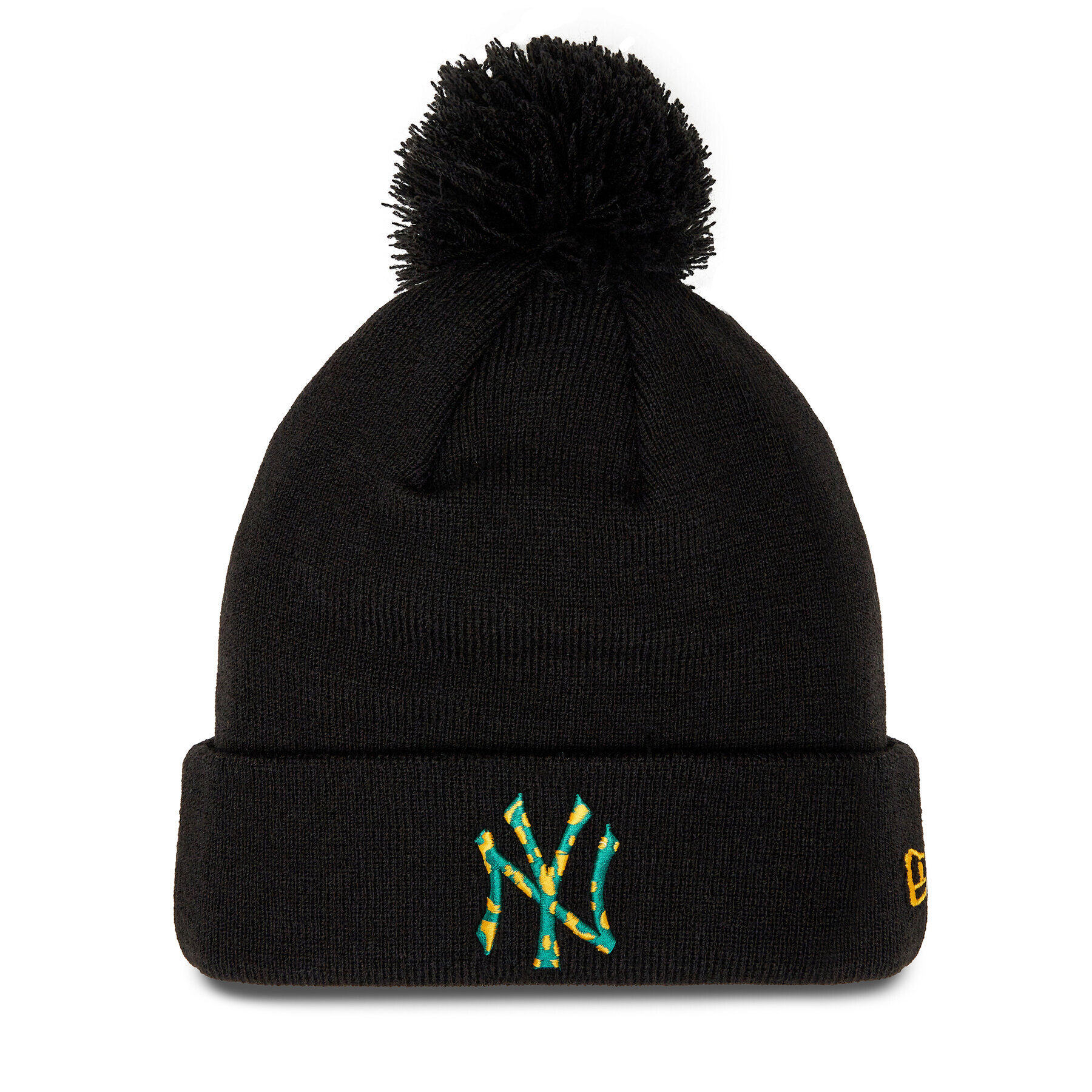 New Era Шапка Infill Bobble Nyy 60364335 Черен - Pepit.bg