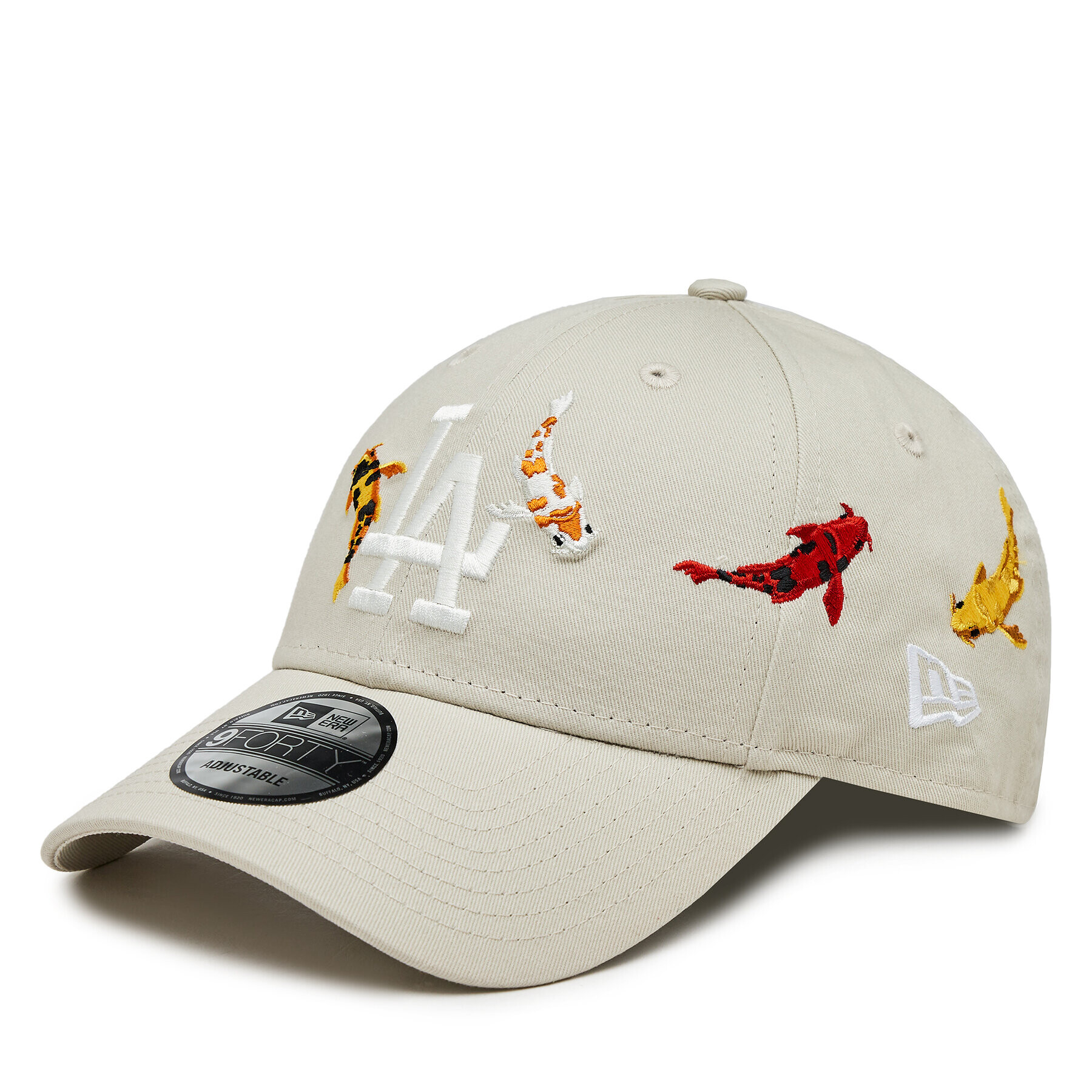 New Era Шапка Koi Fish 940 La Dodgers 60364487 Сив - Pepit.bg