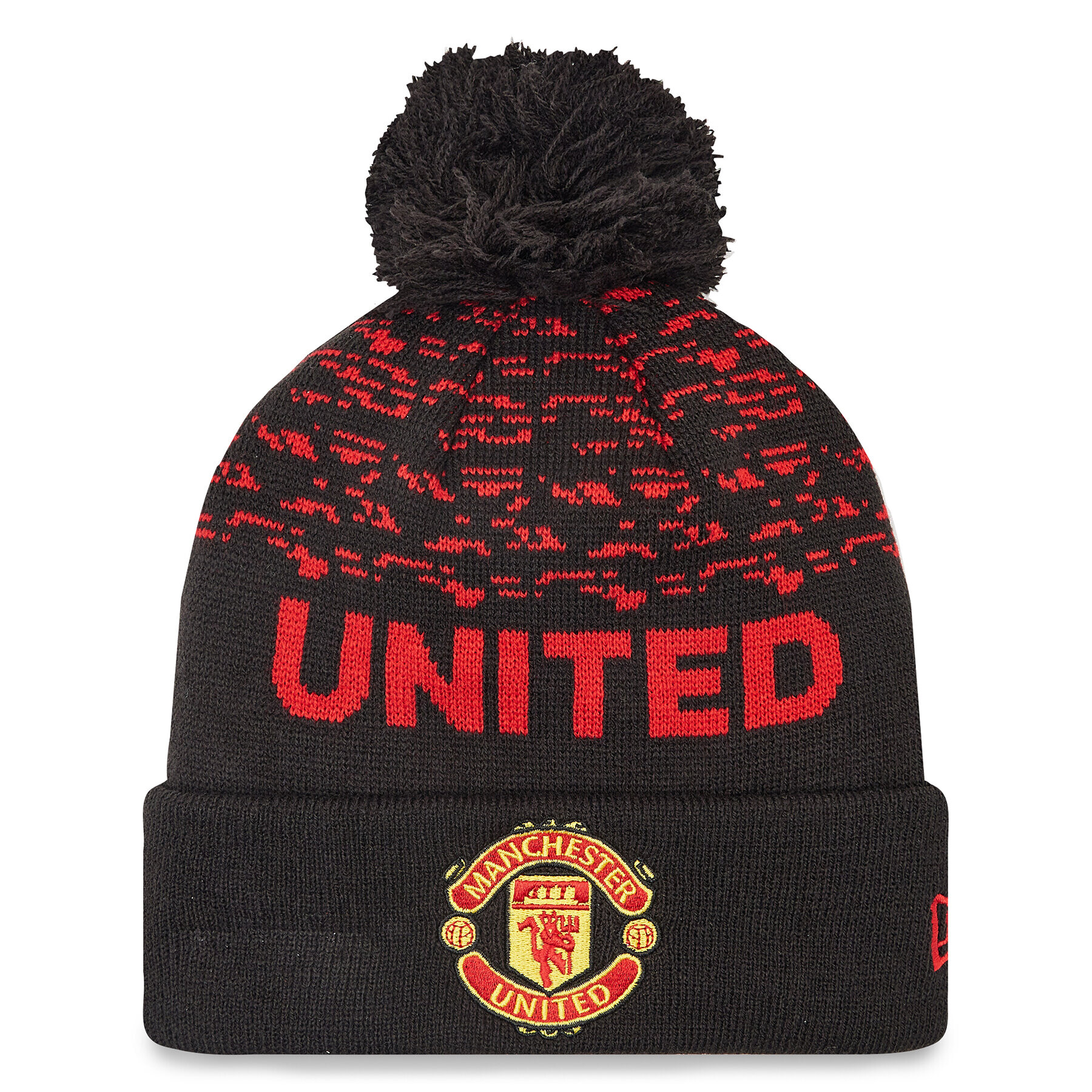 New Era Шапка Manchester United Marl Bobble 60284478 Черен - Pepit.bg