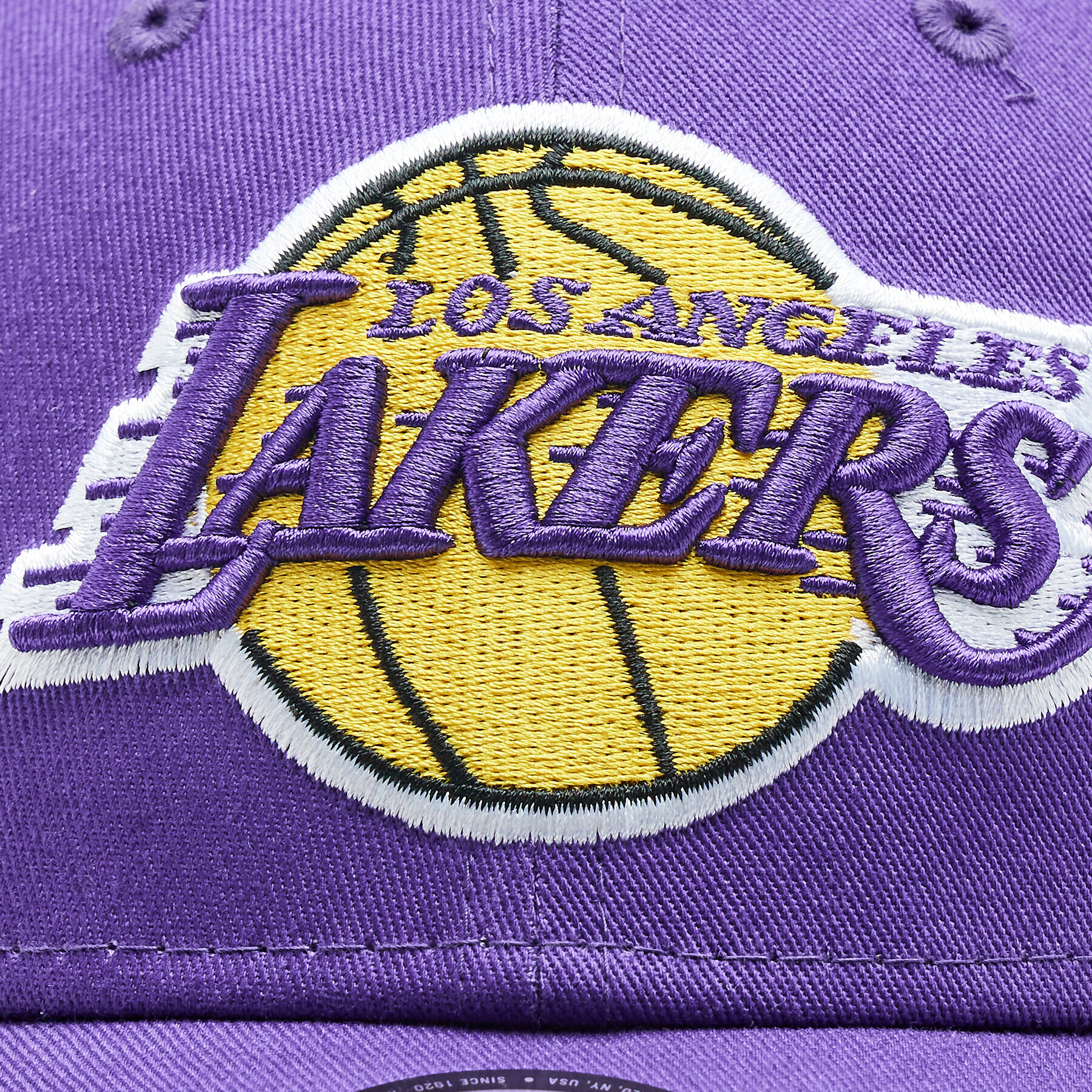 New Era Шапка с козирка 9FORTY Los Angeles Lakers NBA Team Side Patch Cap 60298794 Виолетов - Pepit.bg