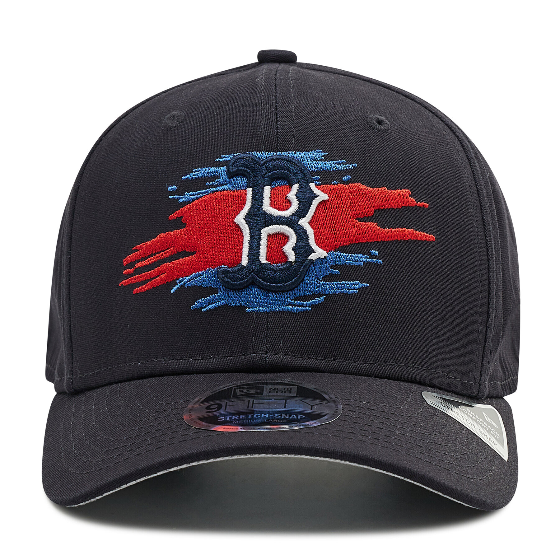 New Era Шапка с козирка Boston Red Sox Tear Logo 9Fifty Stretch Snap 60222246 Тъмносин - Pepit.bg