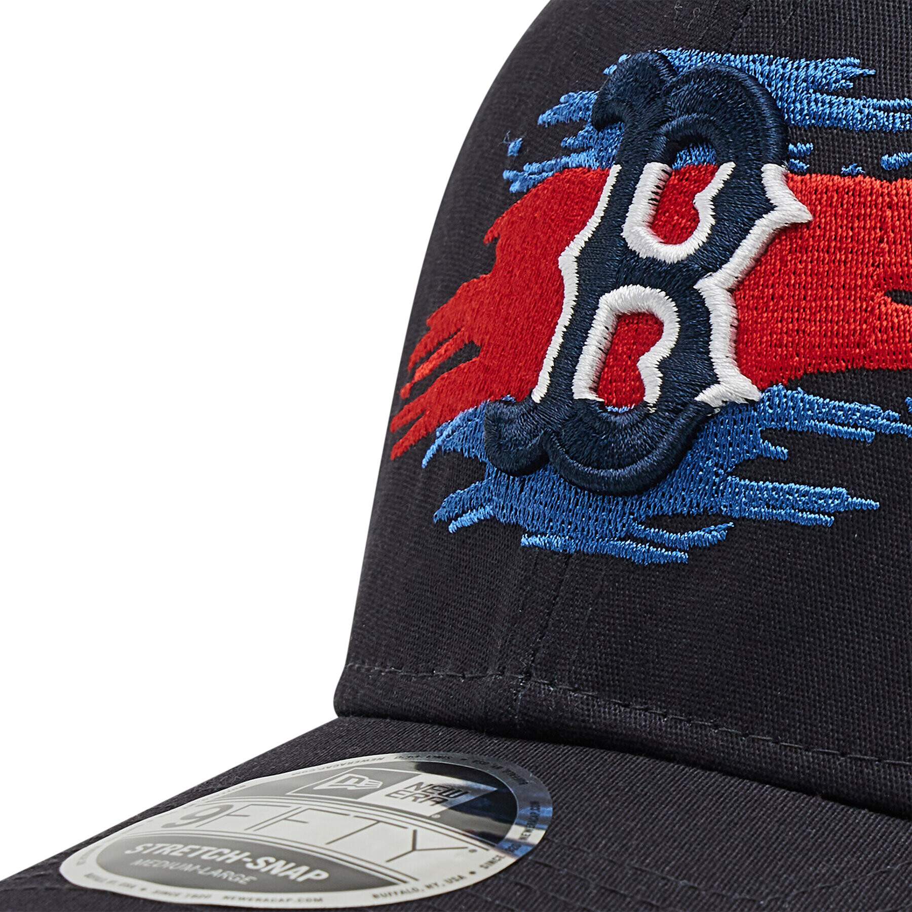 New Era Шапка с козирка Boston Red Sox Tear Logo 9Fifty Stretch Snap 60222246 Тъмносин - Pepit.bg