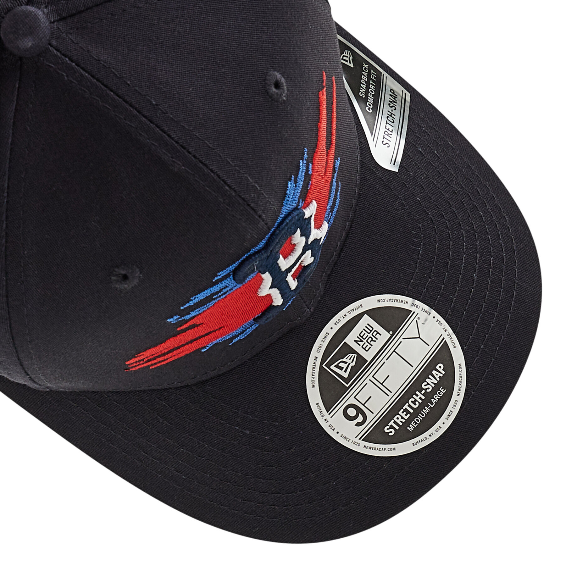 New Era Шапка с козирка Boston Red Sox Tear Logo 9Fifty Stretch Snap 60222246 Тъмносин - Pepit.bg