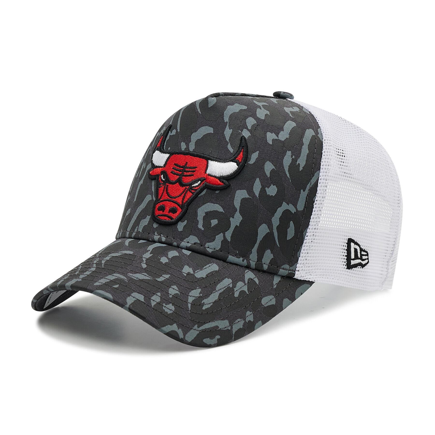 New Era Шапка с козирка Chicago Bulls Leopard Print 60222395 Сив - Pepit.bg