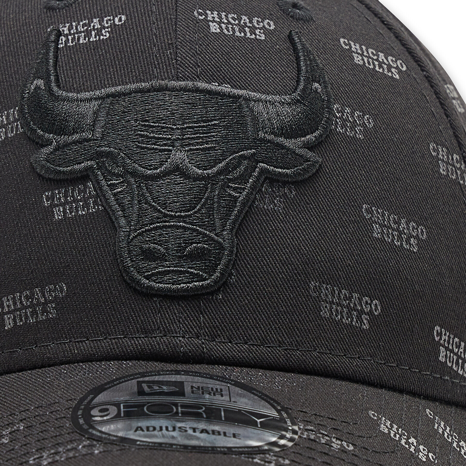 New Era Шапка с козирка Chicago Bulls Monogram 9Forty 60284888 Черен - Pepit.bg