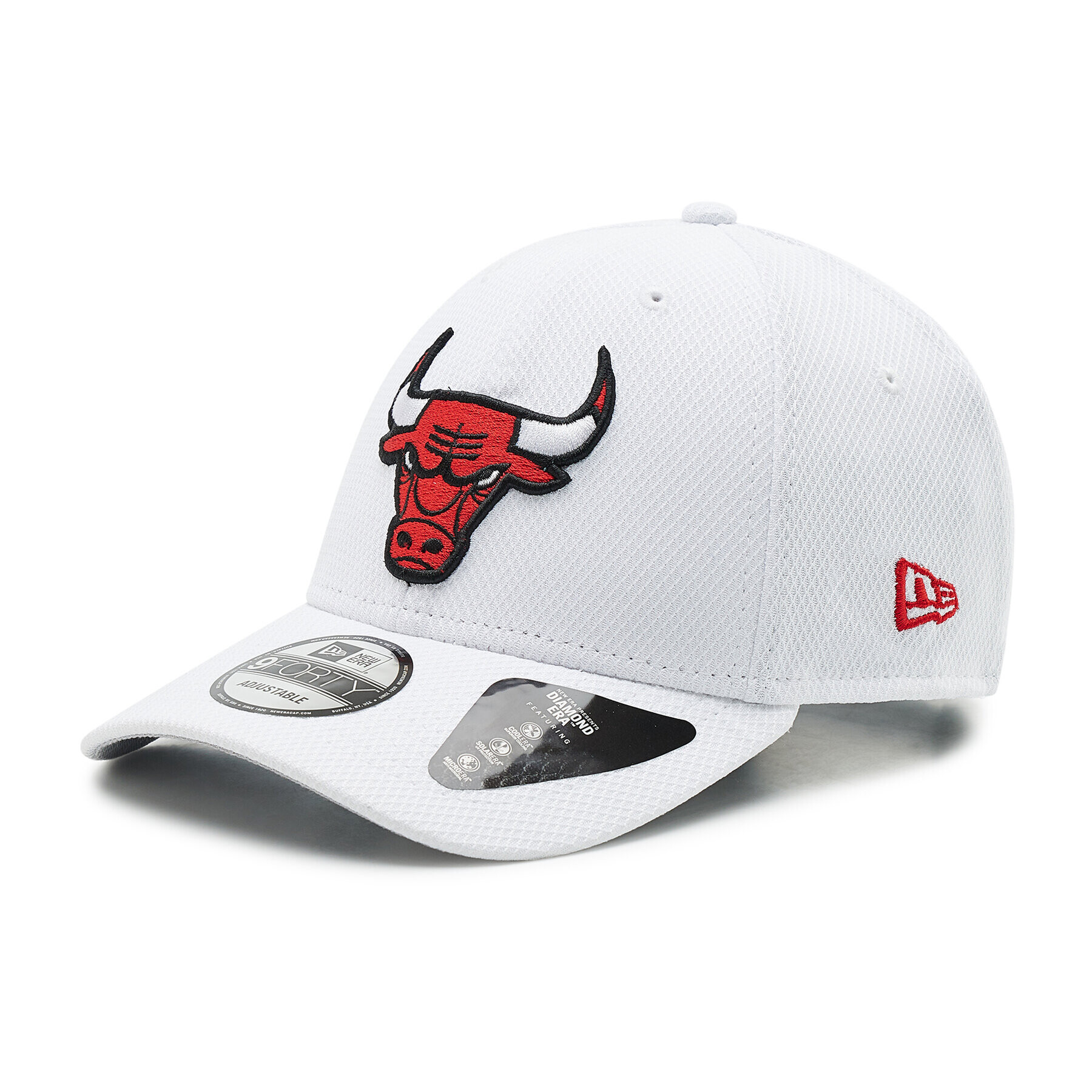 New Era Шапка с козирка Chicago Bulls Nba Diamond Era 9Forty 60240379 Бял - Pepit.bg