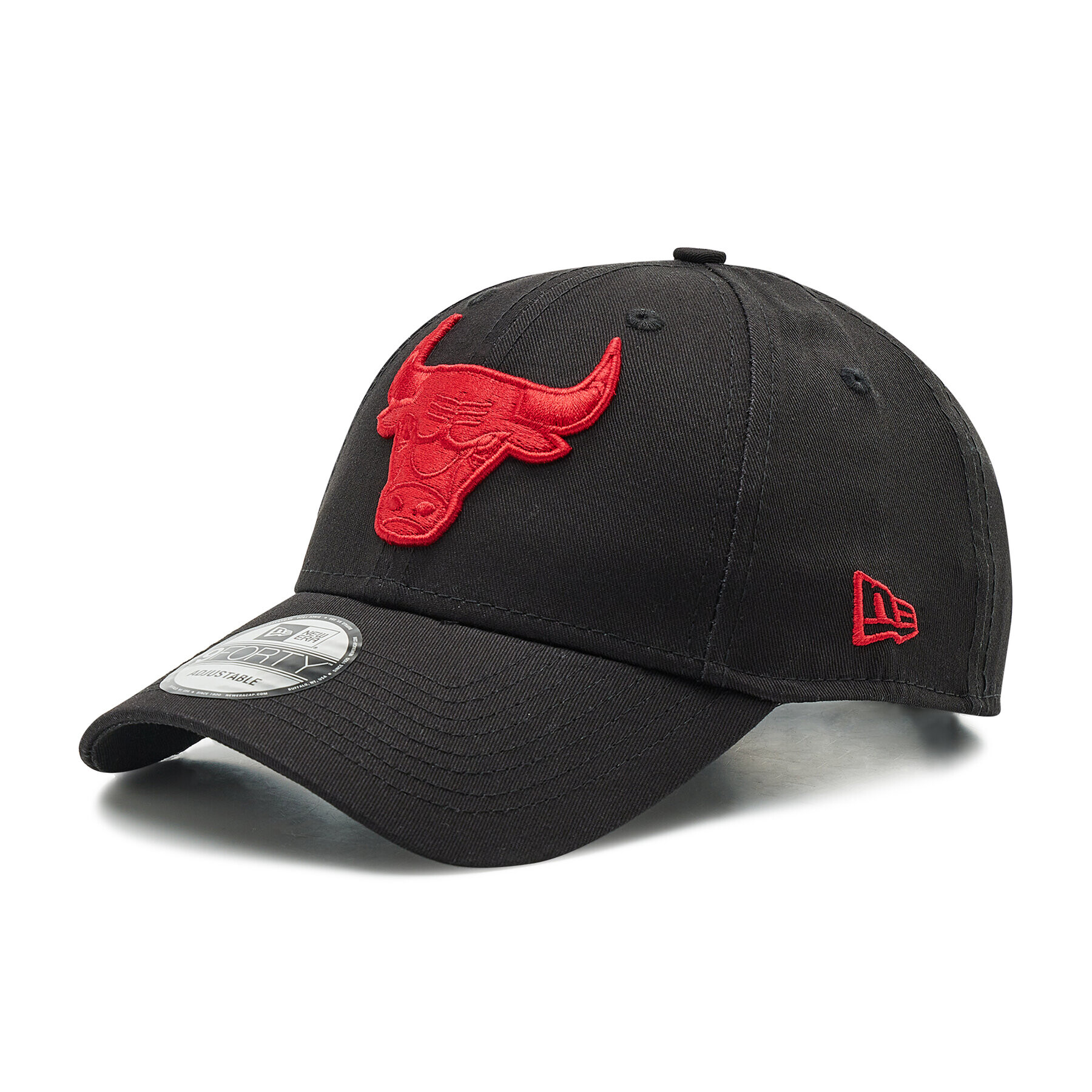 New Era Шапка с козирка Chicago Bulls Neon Logo 9Forty 60240460 Черен - Pepit.bg