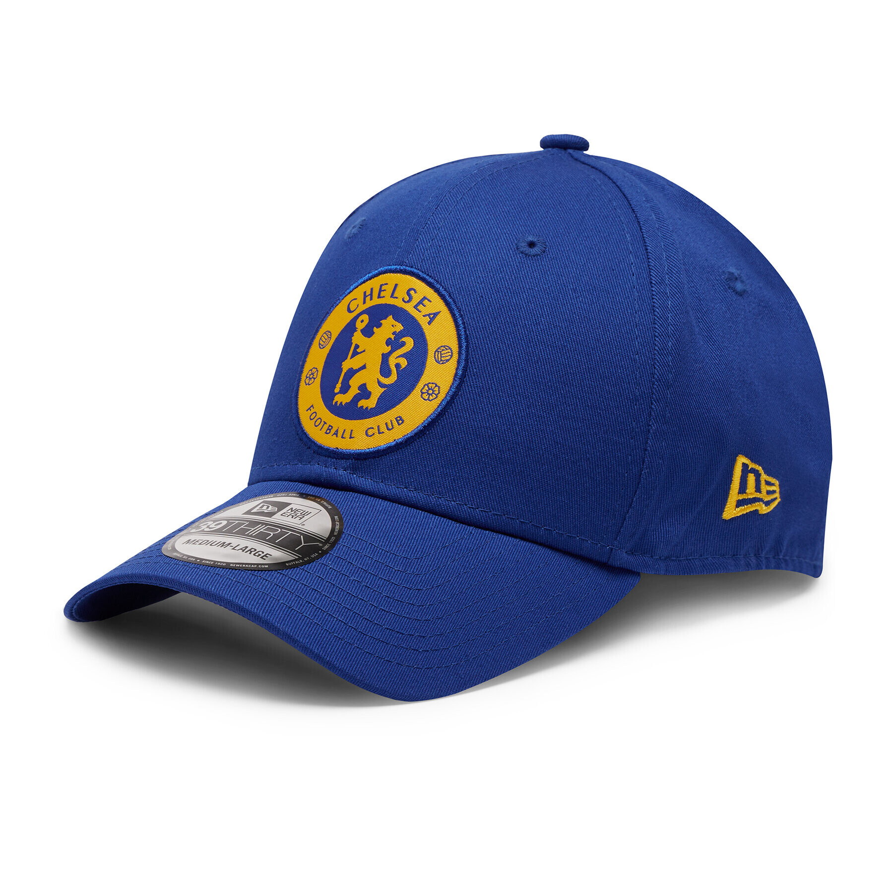 New Era Шапка с козирка Gorra Chelsea FC Lion Crest Pop Crest 39Thirty 60284531 Син - Pepit.bg