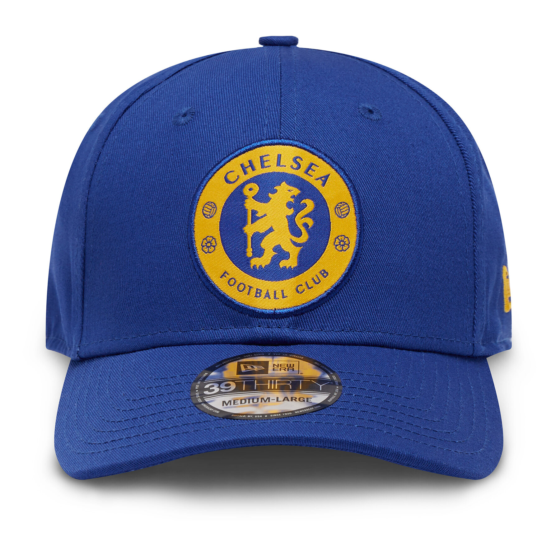 New Era Шапка с козирка Gorra Chelsea FC Lion Crest Pop Crest 39Thirty 60284531 Син - Pepit.bg