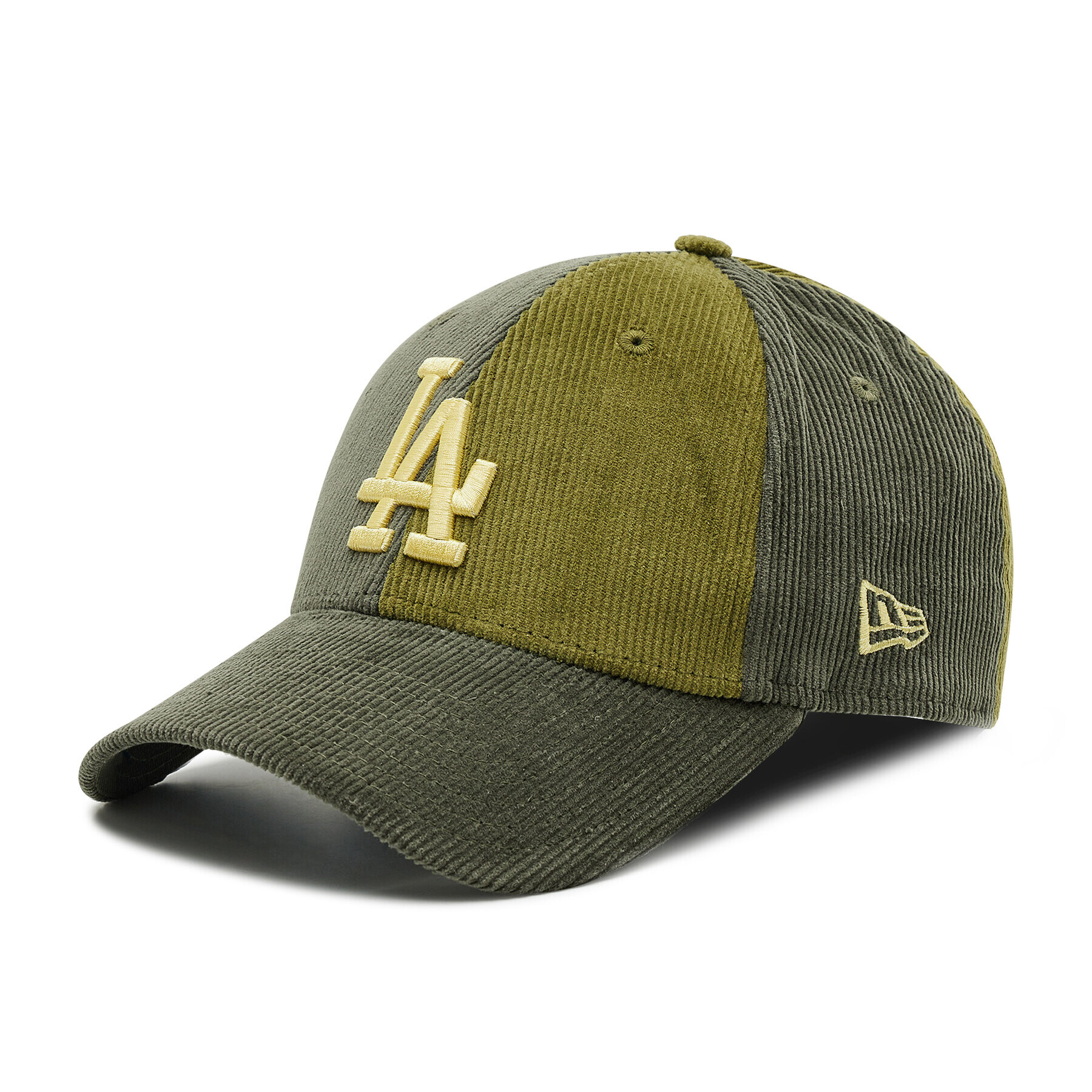 New Era Шапка с козирка La Dodgers Cord Panel 9Forty 60222297 Зелен - Pepit.bg