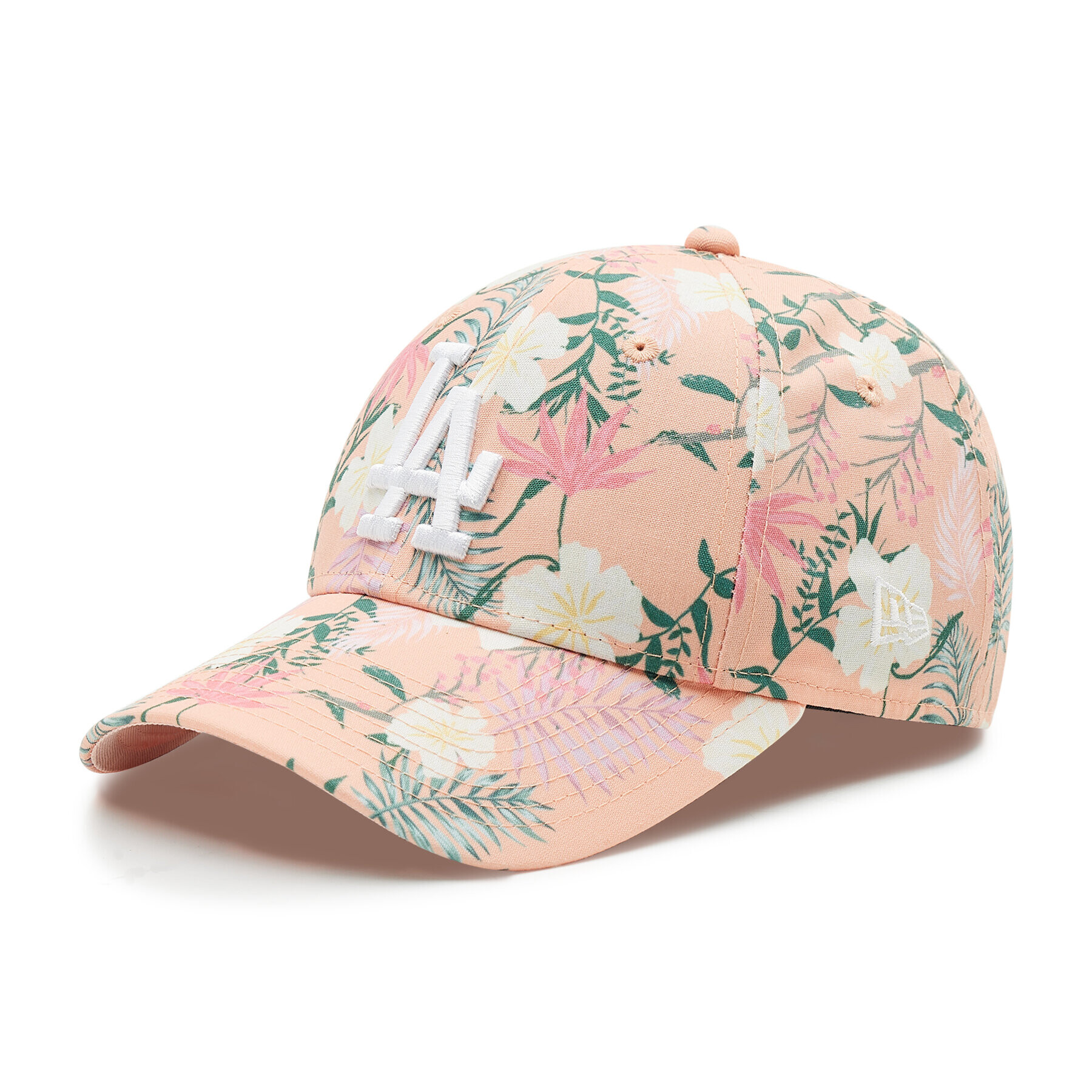 New Era Шапка с козирка LA Dodgers Floral Womens 9Forty 60240517 Розов - Pepit.bg