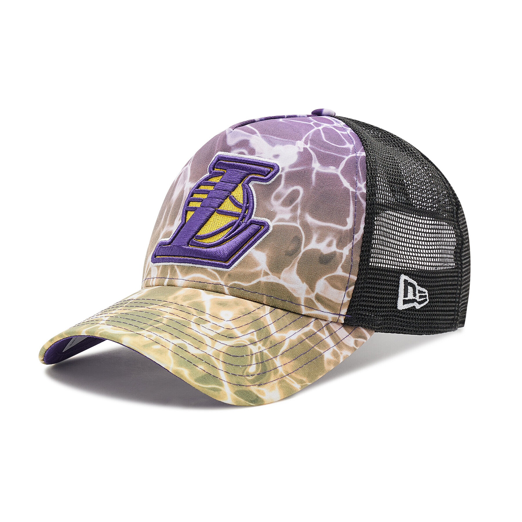 New Era Шапка с козирка LA Lakers Summer City A-Frame Trucker 60240455 Цветен - Pepit.bg