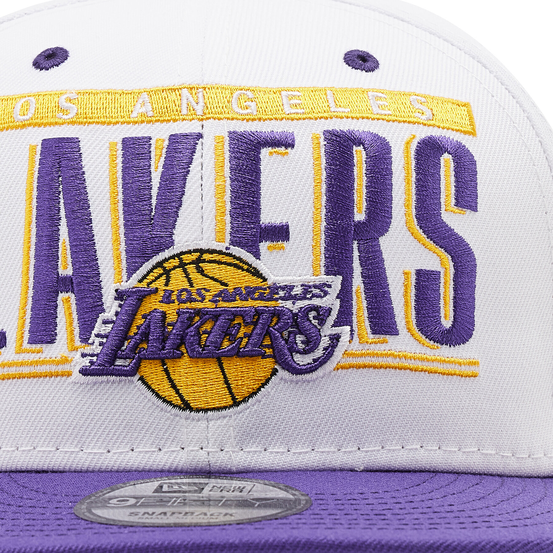 New Era Шапка с козирка Los Angeles Lakers NBA 60288554 Бял - Pepit.bg