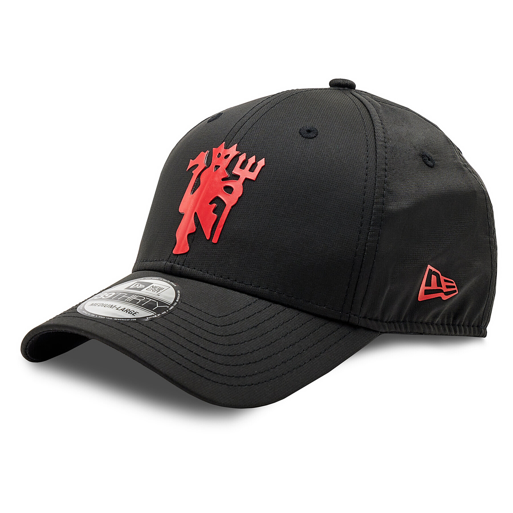 New Era Шапка с козирка Manchester United Quill Tech 39Thirty 60284482 Черен - Pepit.bg