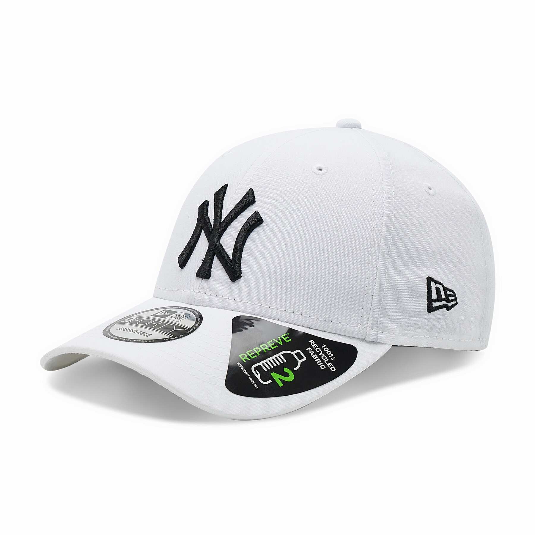 New Era Шапка с козирка Monochrome 9forty Yankees 60240570 Бял - Pepit.bg