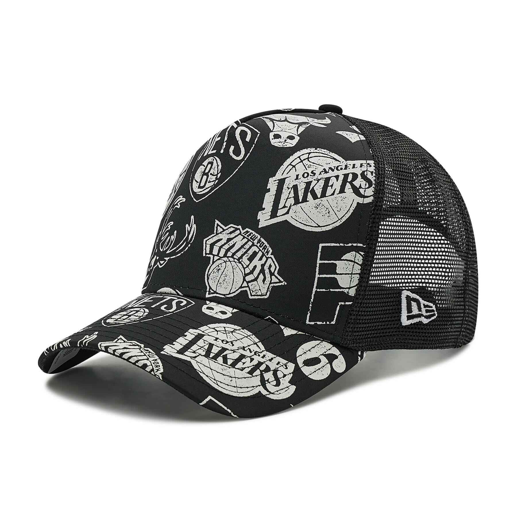 New Era Шапка с козирка NBA All Over Print 60222557 Черен - Pepit.bg