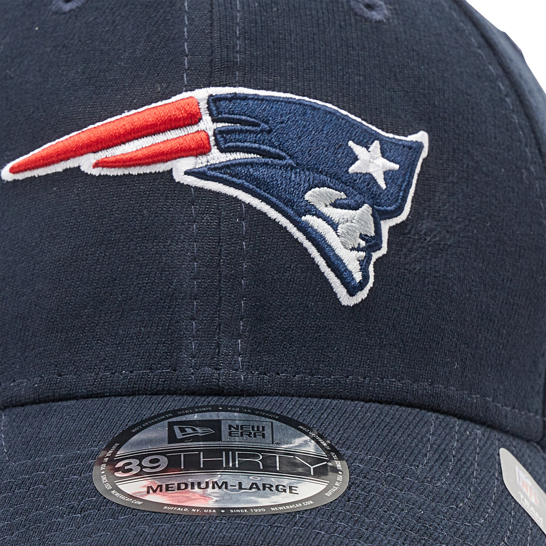 New Era Шапка с козирка New England Patriots NFL Team Logo 39THIRTY 60284913 Тъмносин - Pepit.bg