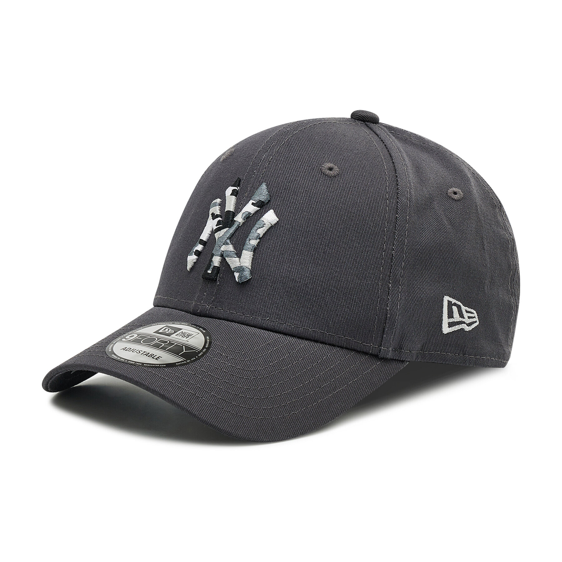 New Era Шапка с козирка New York Yankees Camo Infill 9Forty 60222420 Черен - Pepit.bg