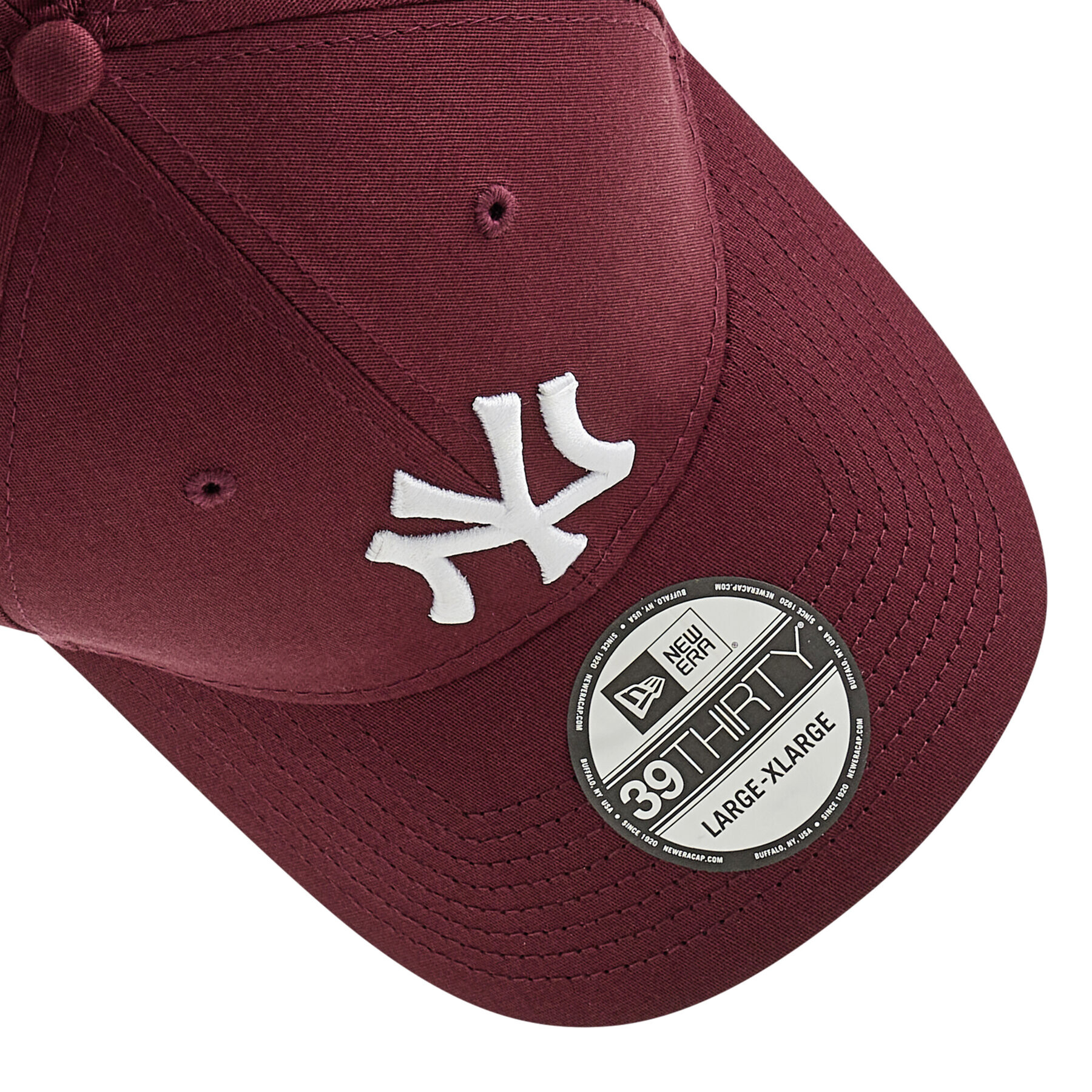 New Era Шапка с козирка New York Yankees Essential Maroon 39Thirty 12523891 Бордо - Pepit.bg