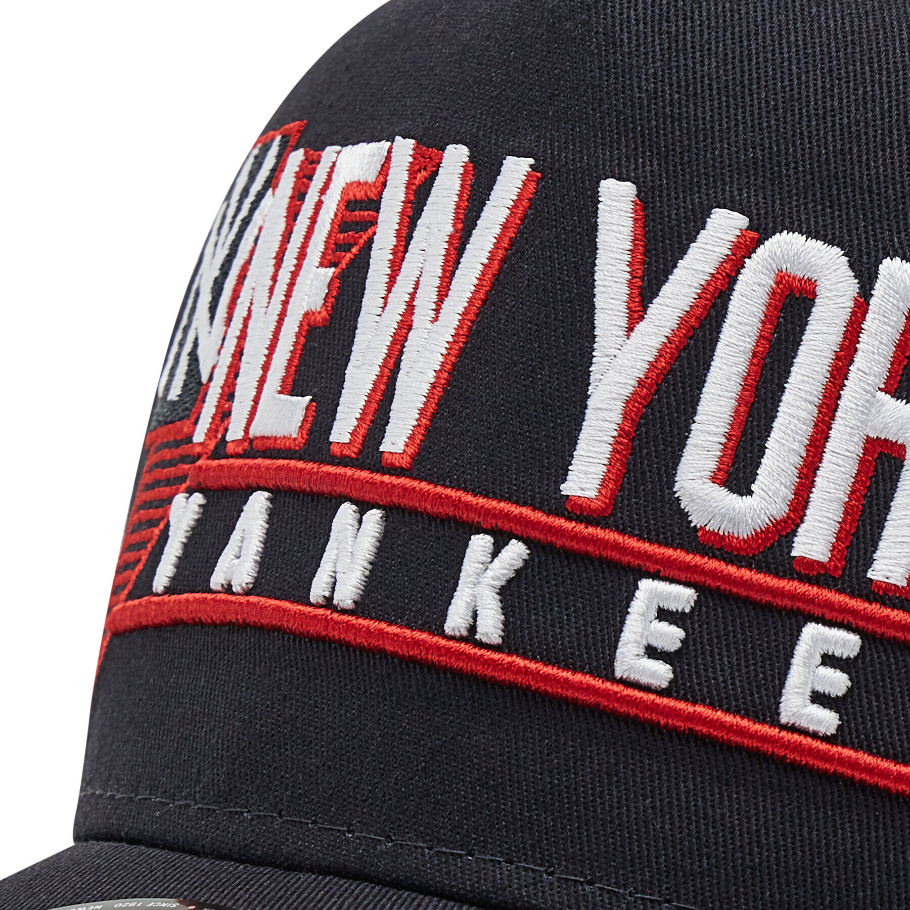 New Era Шапка с козирка New York Yankees Graphic Logo A-Frame Trucker 60222488 Тъмносин - Pepit.bg