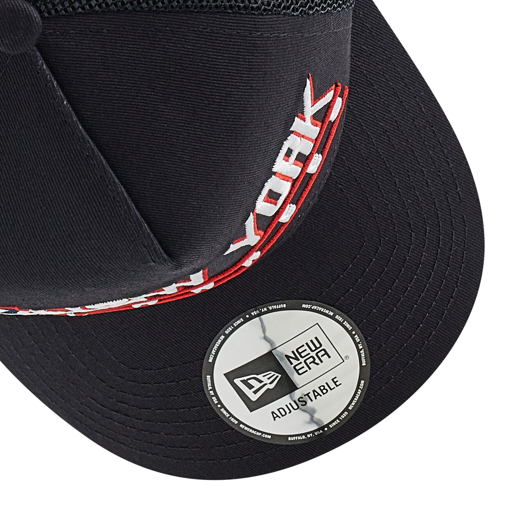 New Era Шапка с козирка New York Yankees Graphic Logo A-Frame Trucker 60222488 Тъмносин - Pepit.bg